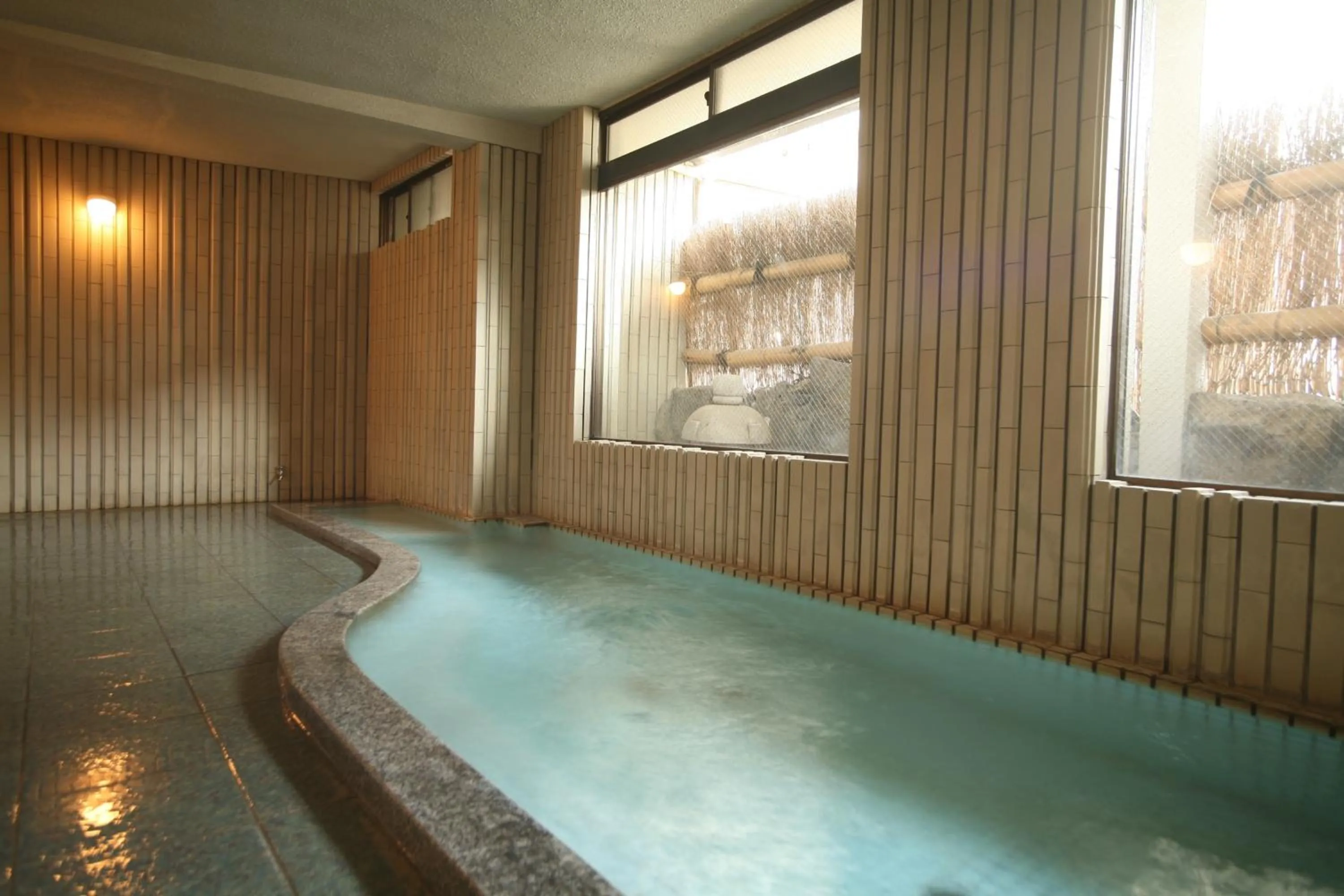 Hot Spring Bath in Kinosaki Onsen Kawaguchiya Honkan