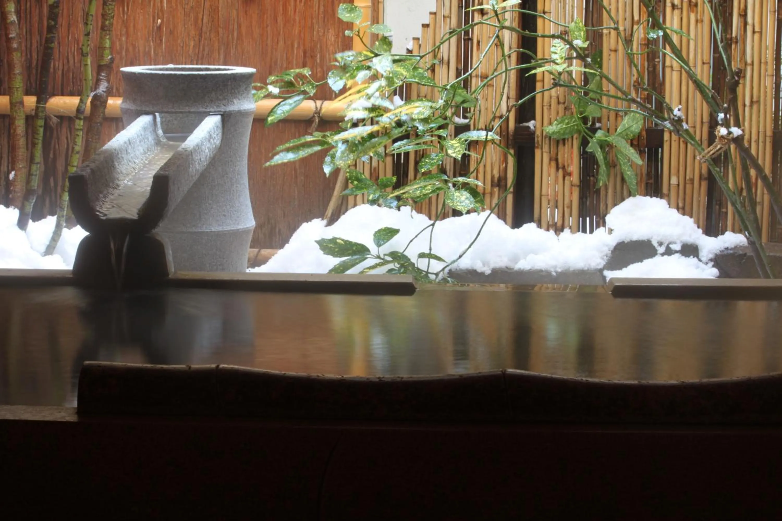 Hot Spring Bath in Kinosaki Onsen Kawaguchiya Honkan