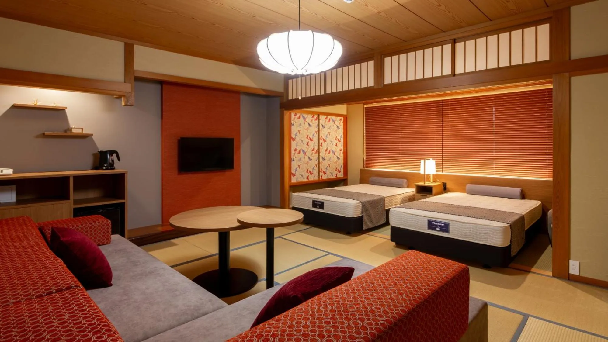 Bed in Kinosaki Onsen Kawaguchiya Honkan