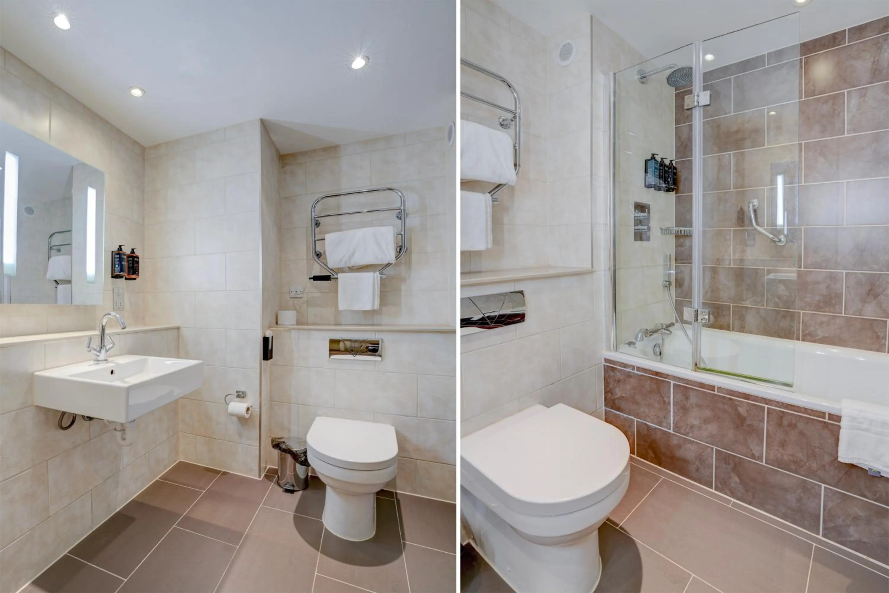 Bathroom in Sunday Box Hill Burford Bridge Hotel