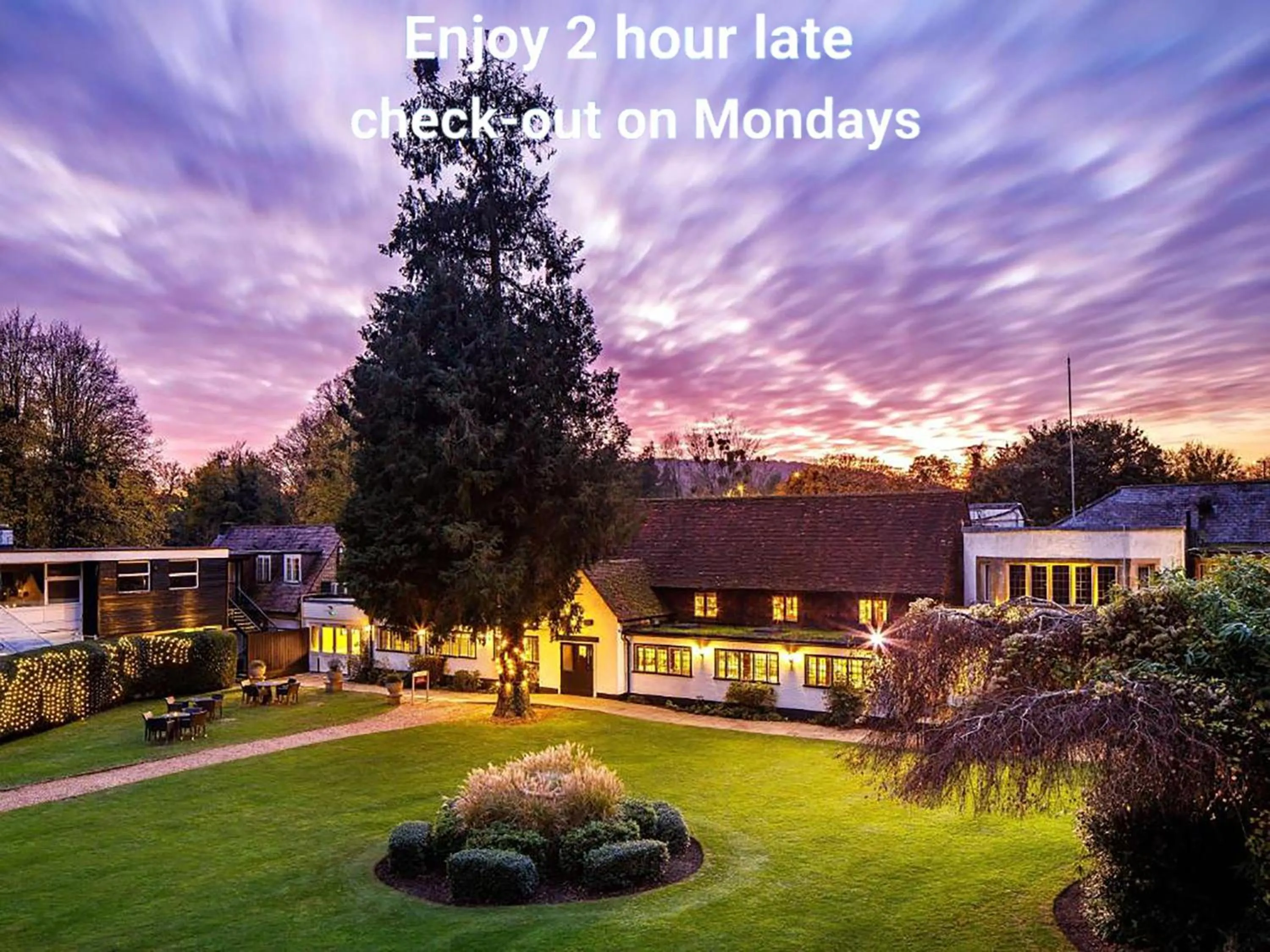 Property building in Sunday Box Hill Burford Bridge Hotel