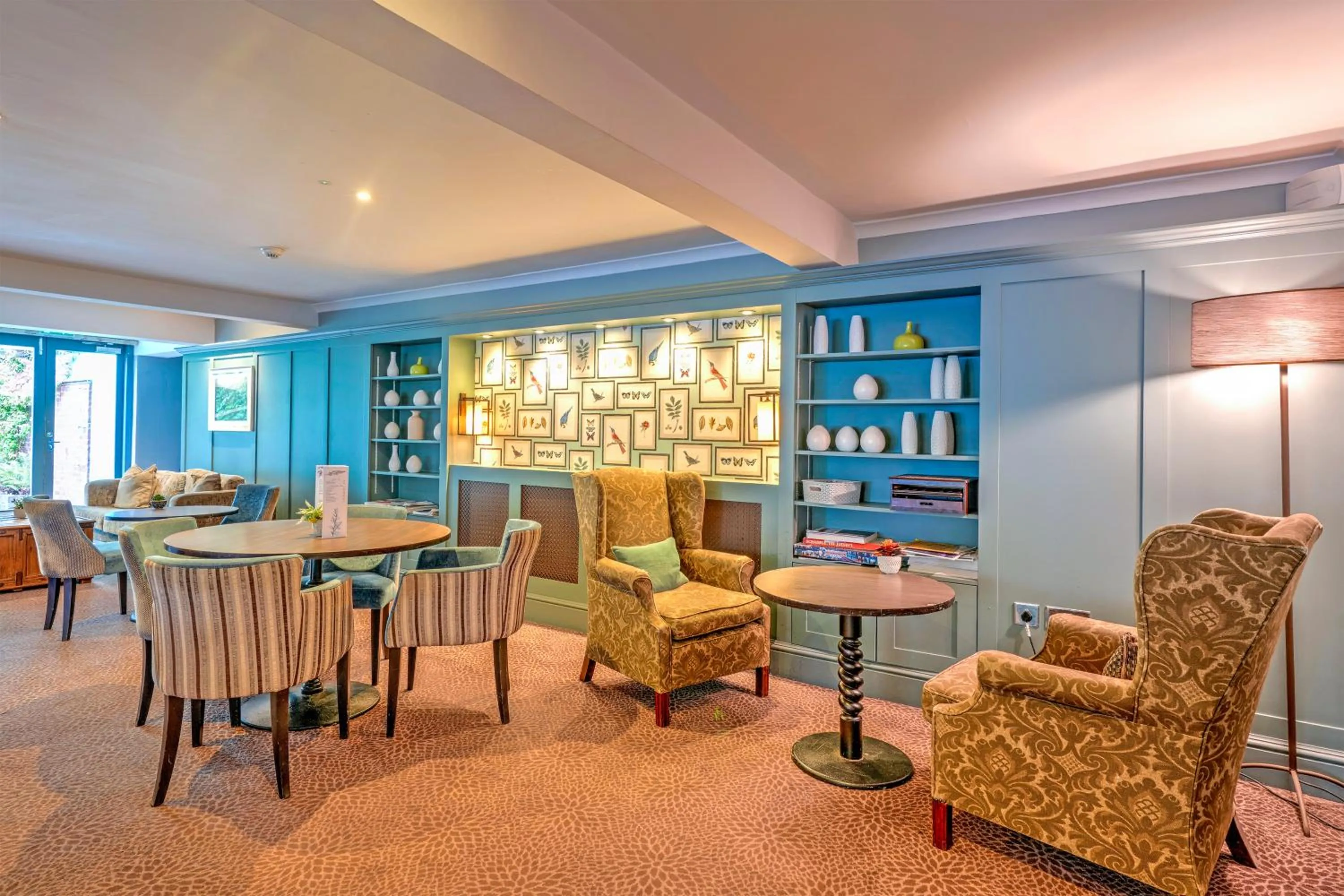 Seating area in Sunday Box Hill Burford Bridge Hotel