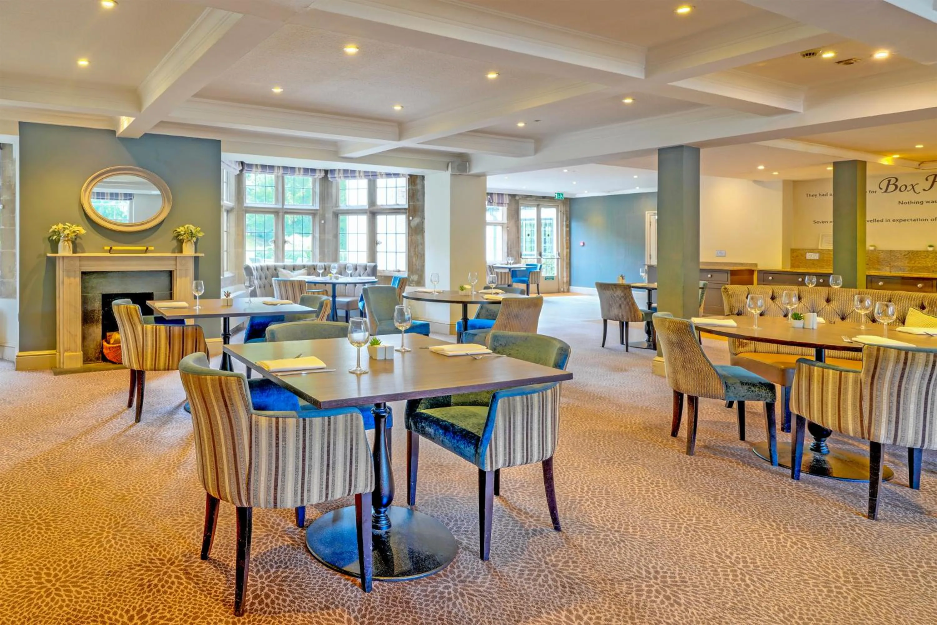 Restaurant/places to eat in Sunday Box Hill Burford Bridge Hotel