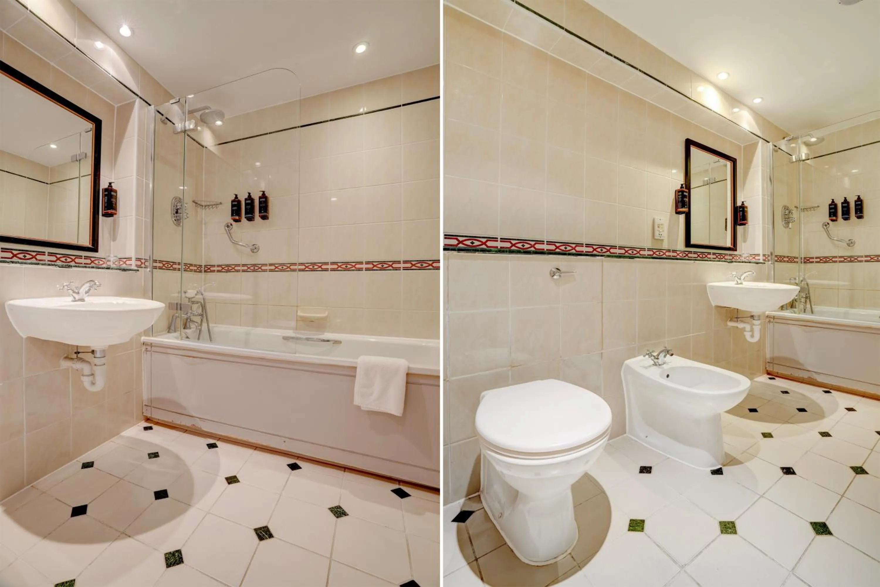 Bathroom in Sunday Box Hill Burford Bridge Hotel