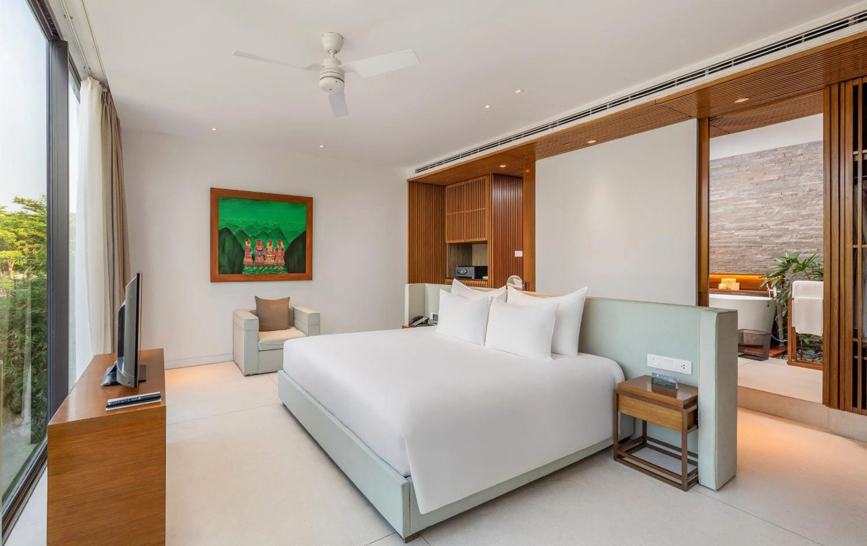 Bedroom, Bed in Naman Retreat