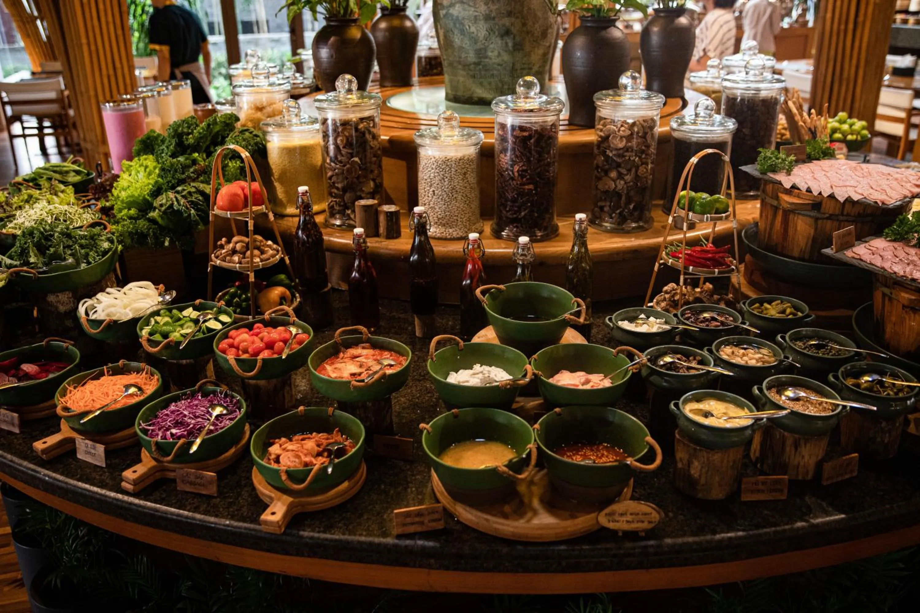 Buffet breakfast in Naman Retreat