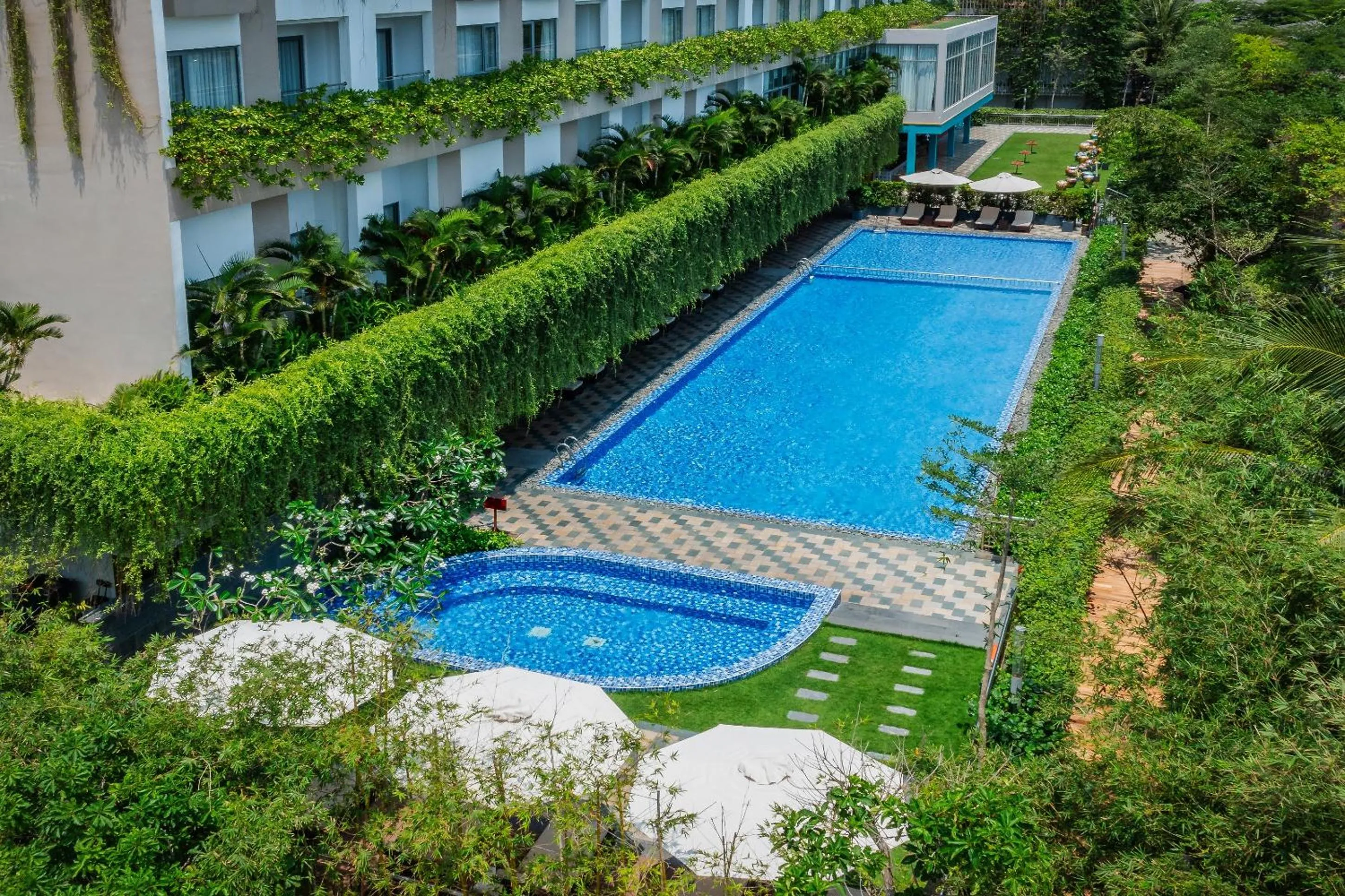 Swimming pool in Naman Retreat