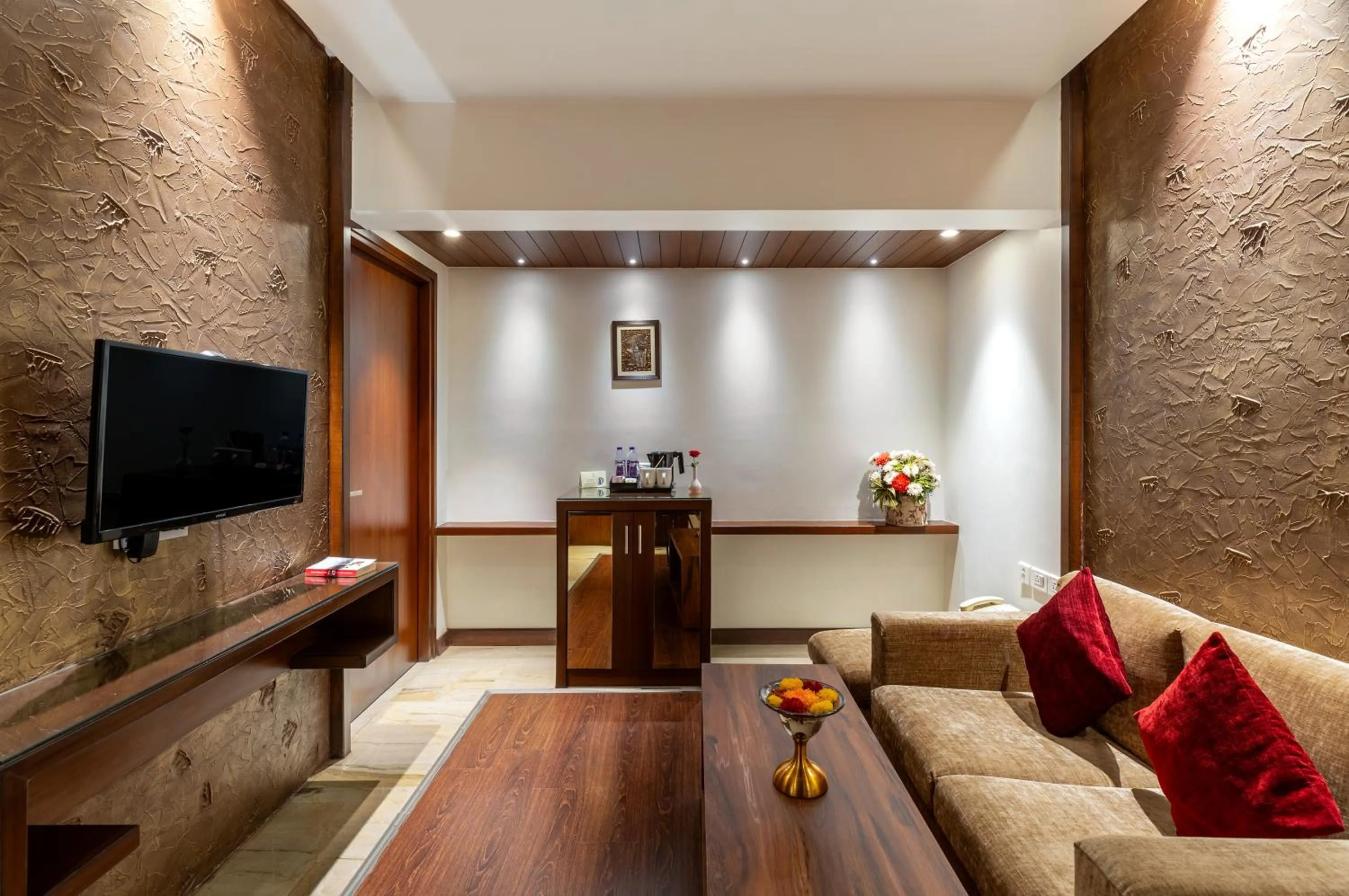 Living room in Hotel Marigold Jaipur