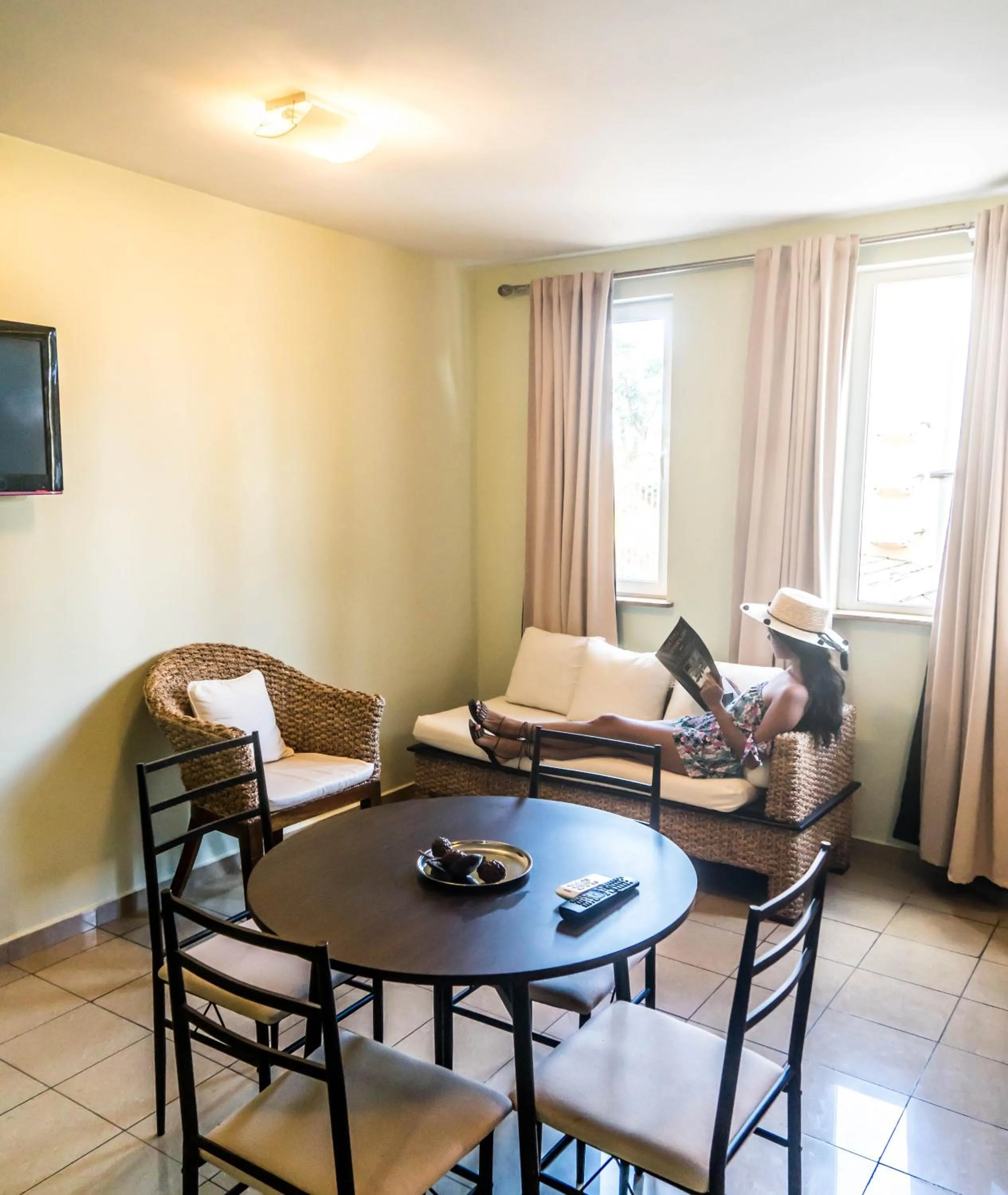Living room in Hotel Maharajah