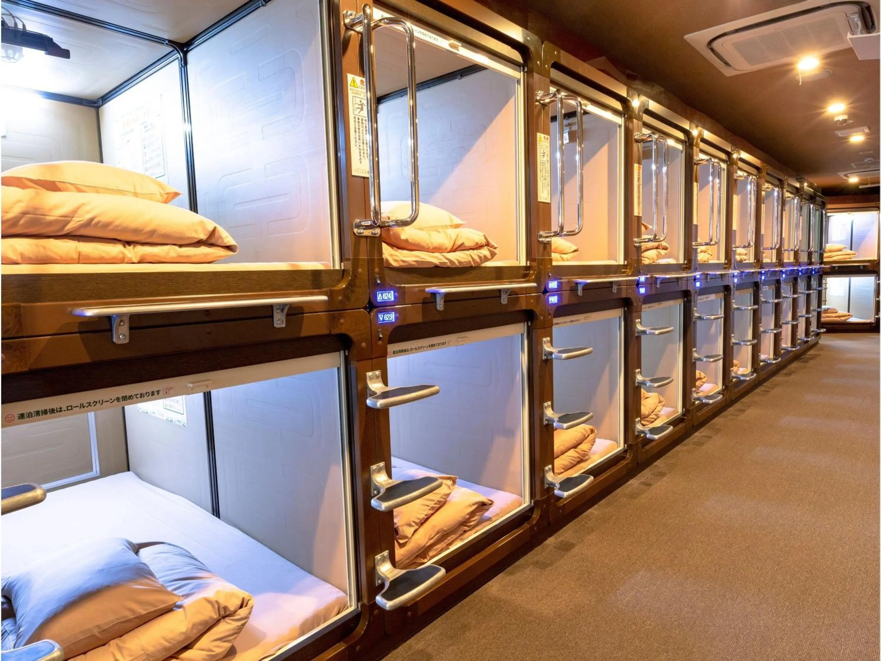 Bed in Anshin oyado Tokyo Man Ginza Shimbashi Station