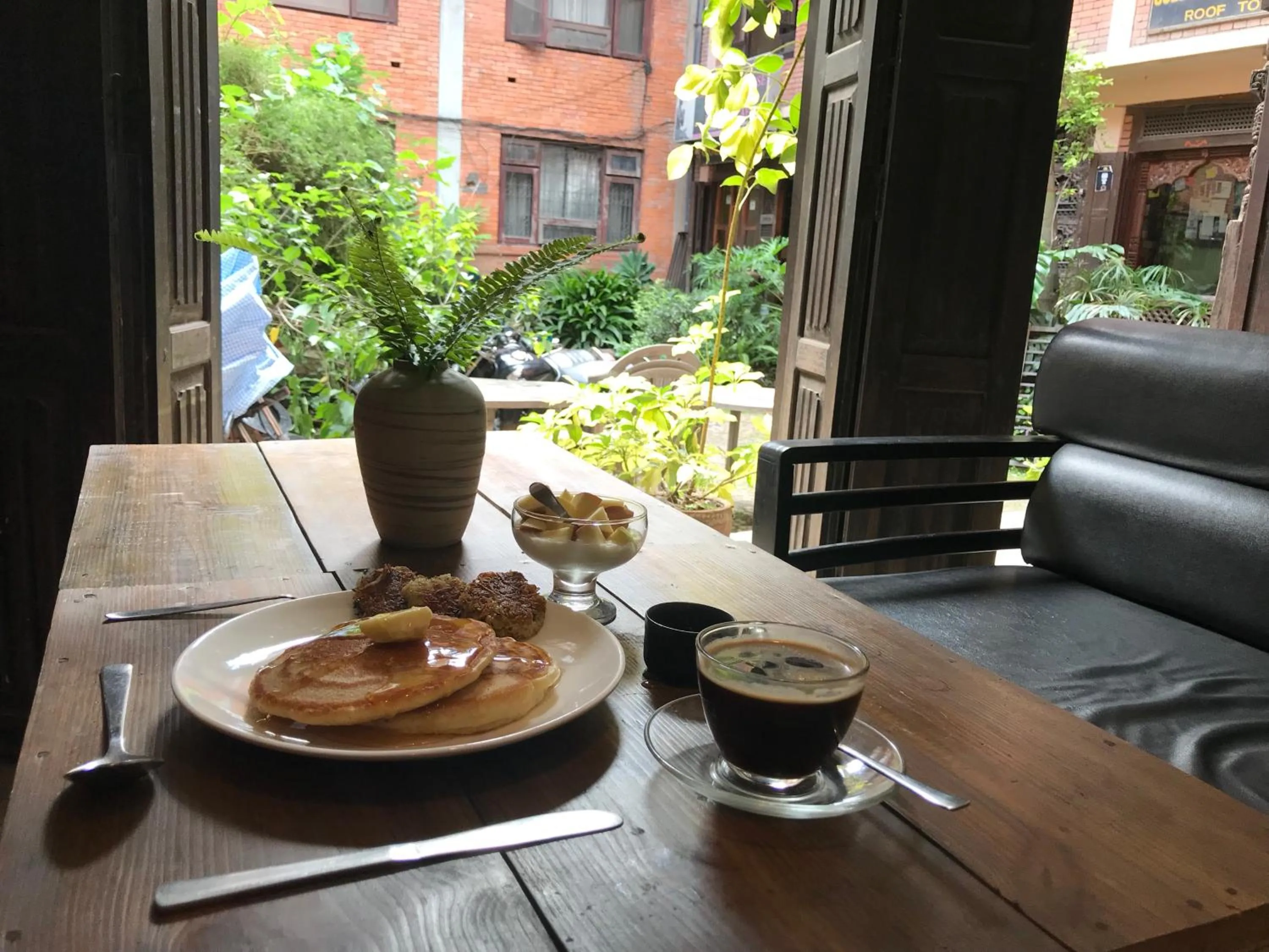 Garden in Kumari Guest House