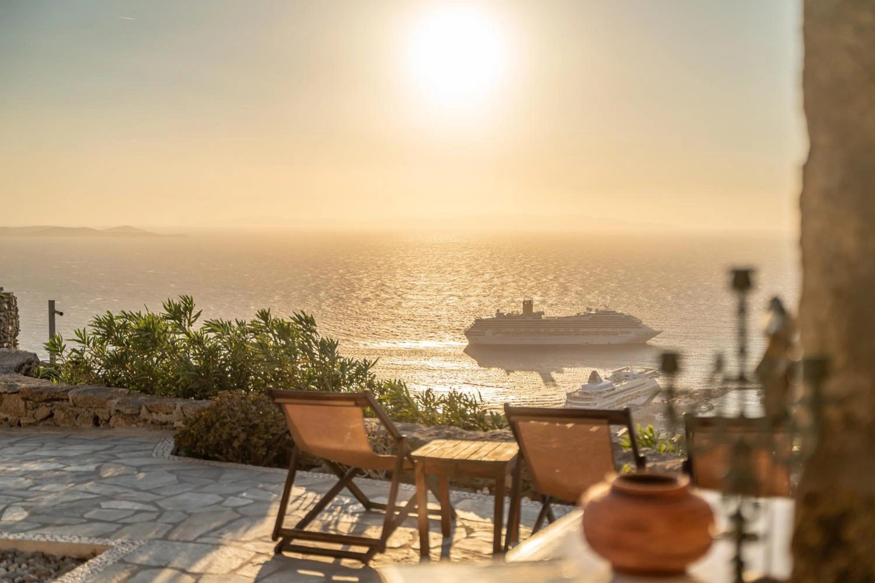 Location in Manolia View Mykonos