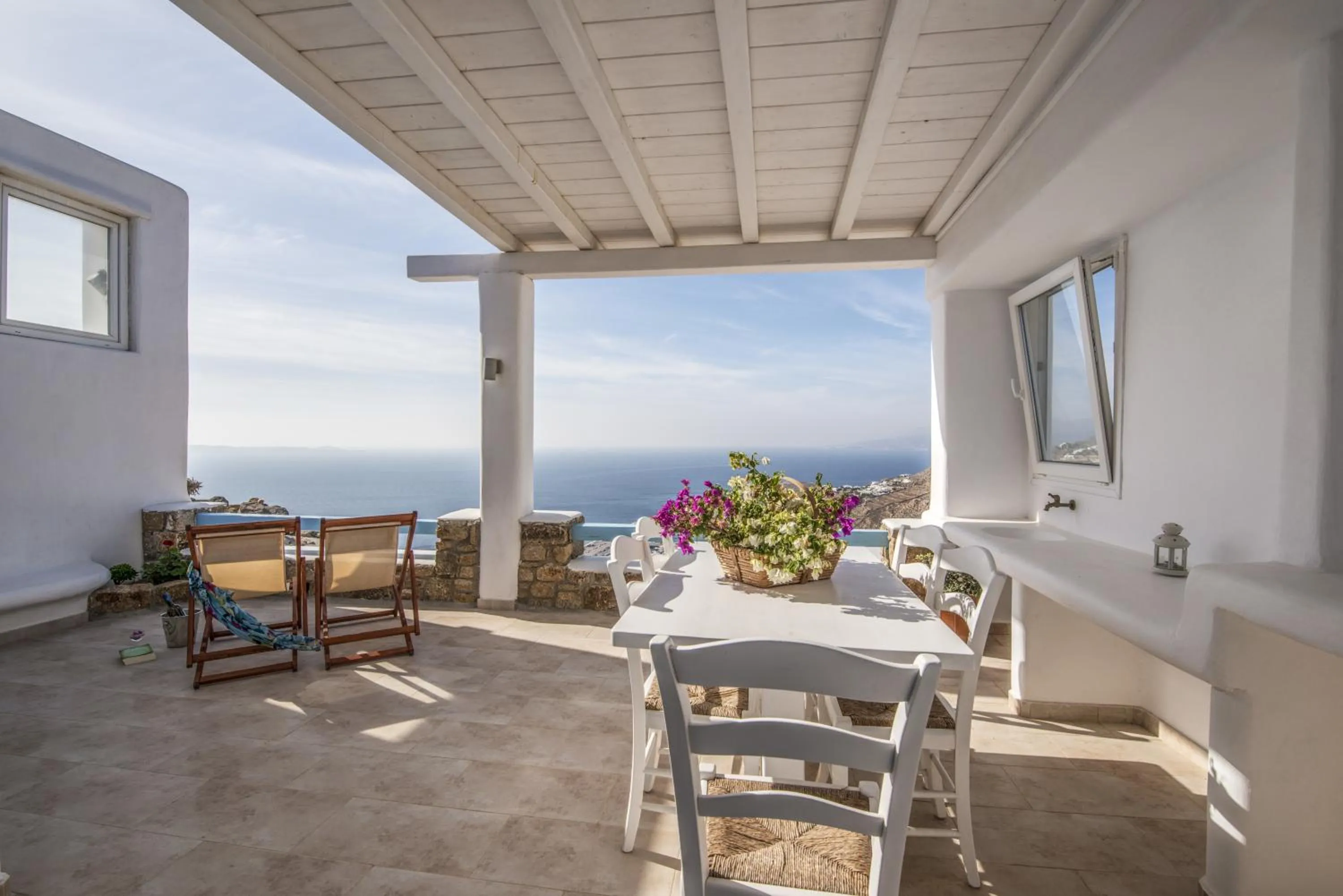Property building in Manolia View Mykonos