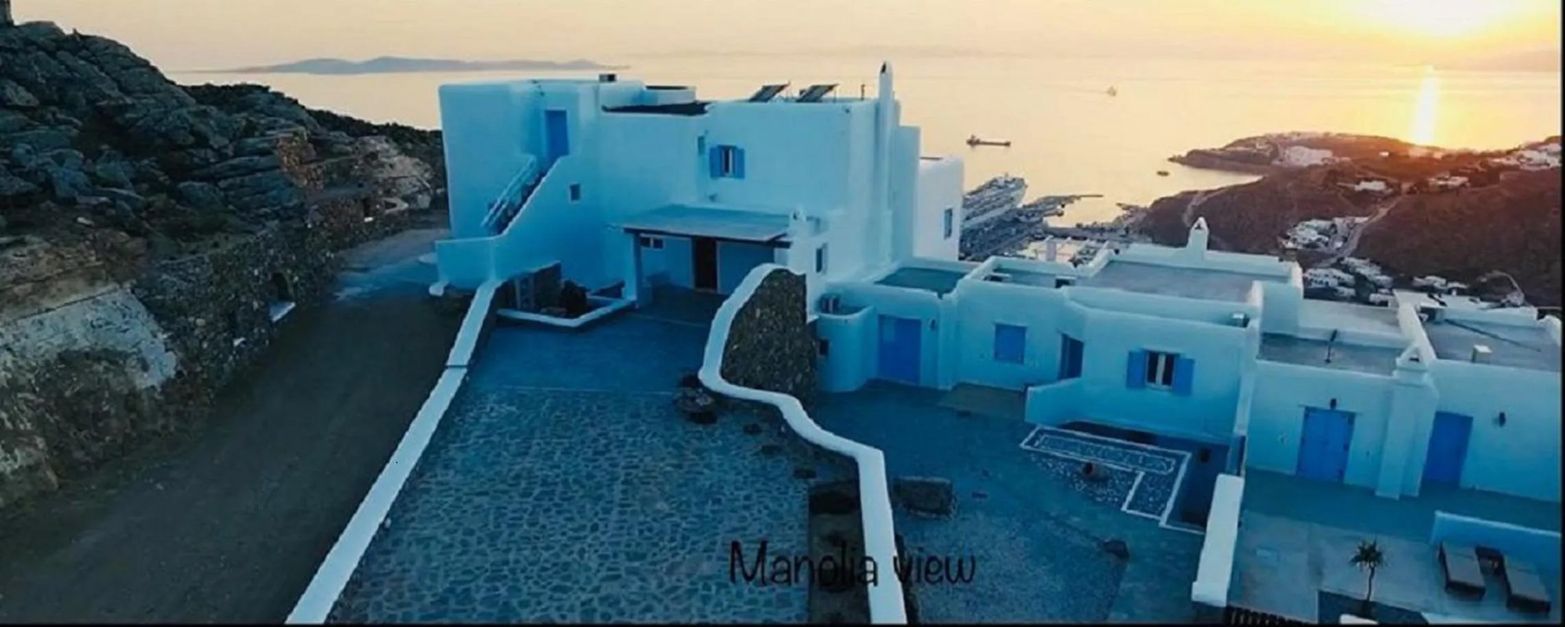 Bird's eye view in Manolia View Mykonos