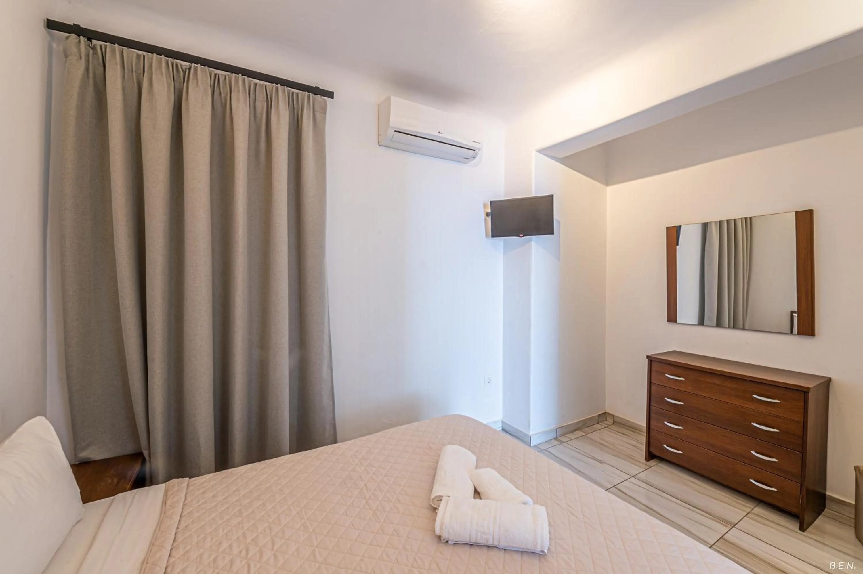 Bedroom, Bed in Manolia View Mykonos