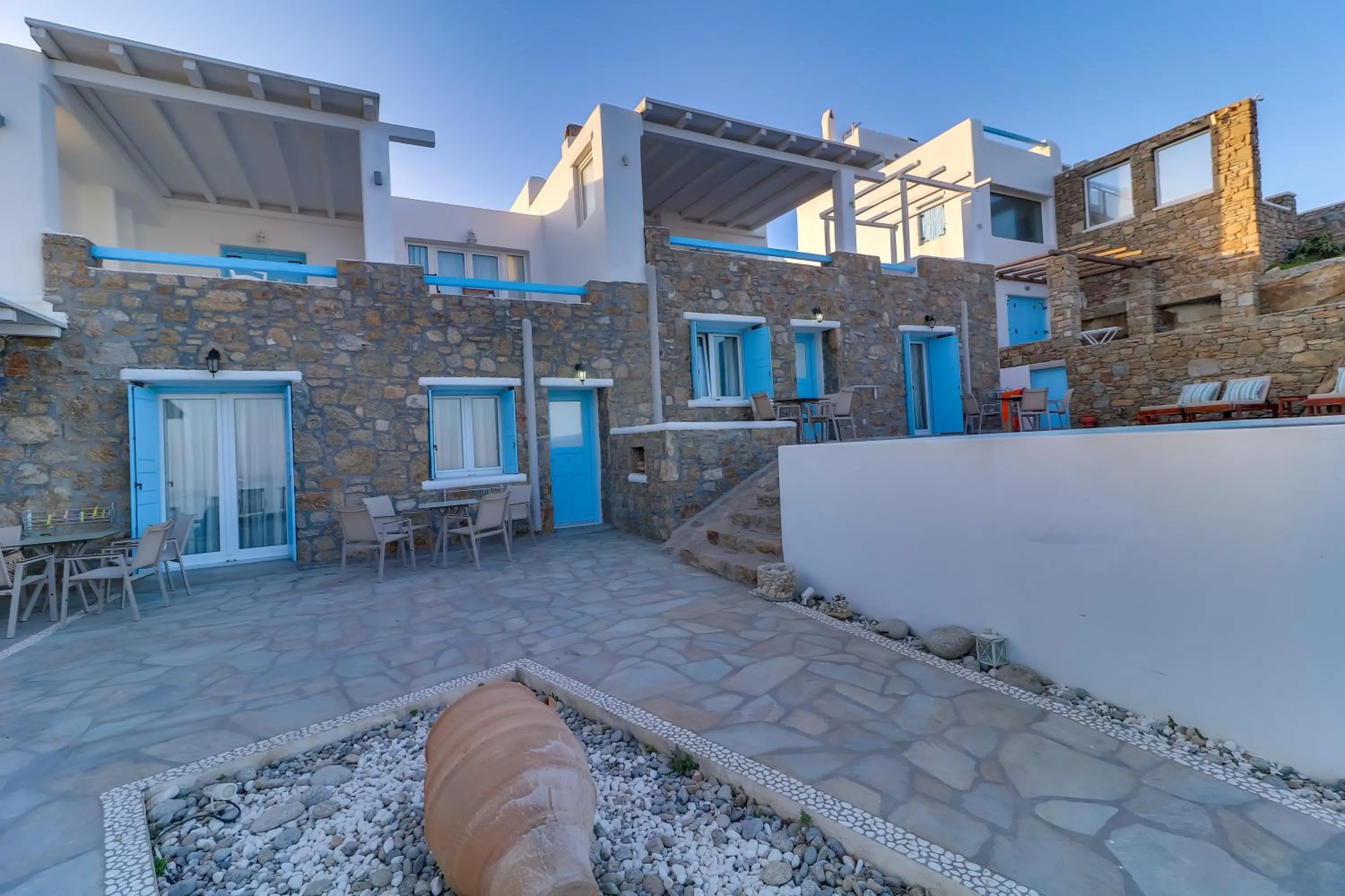 Property building in Manolia View Mykonos