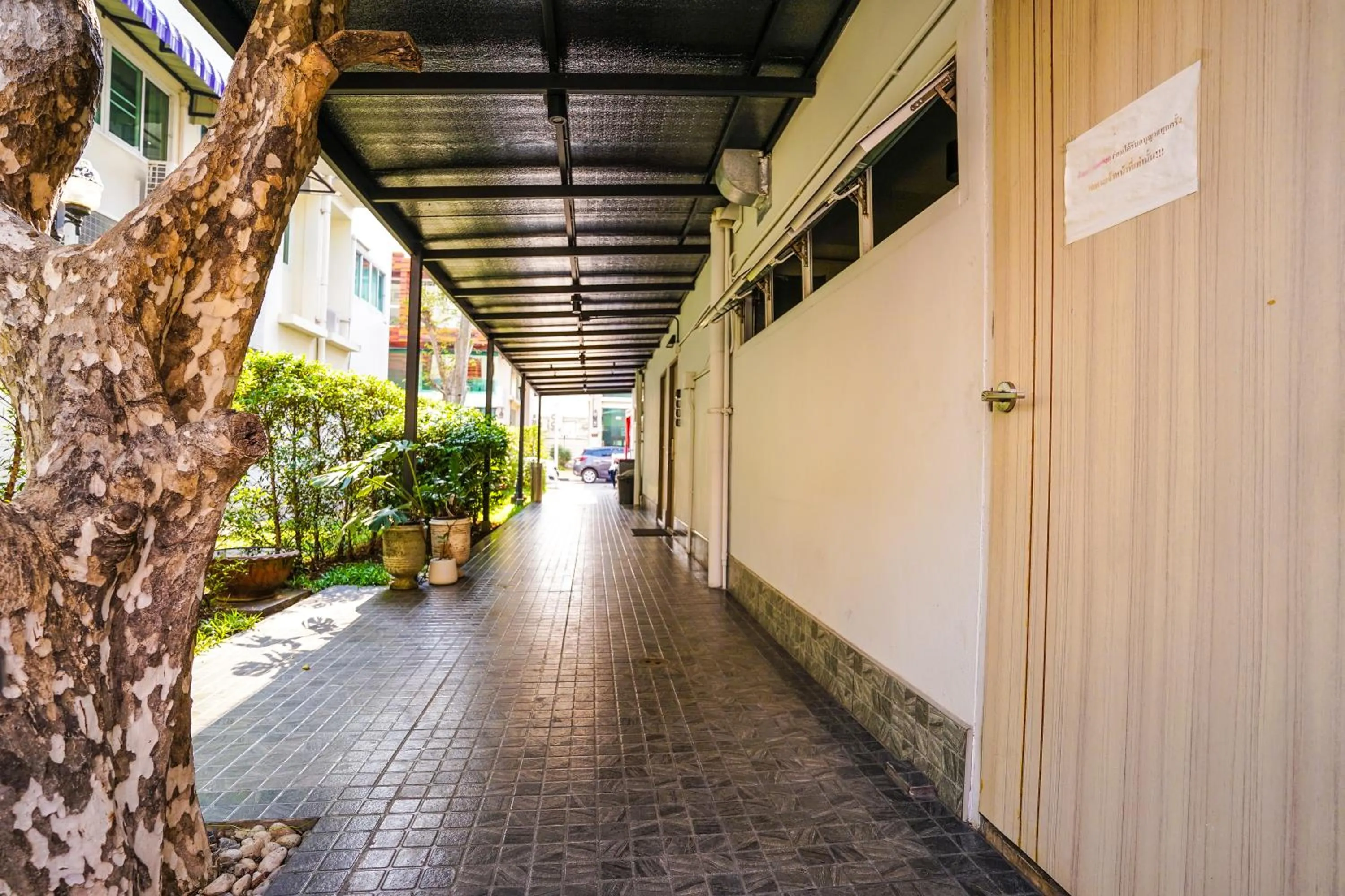 Property building in Blue cafe Apartments