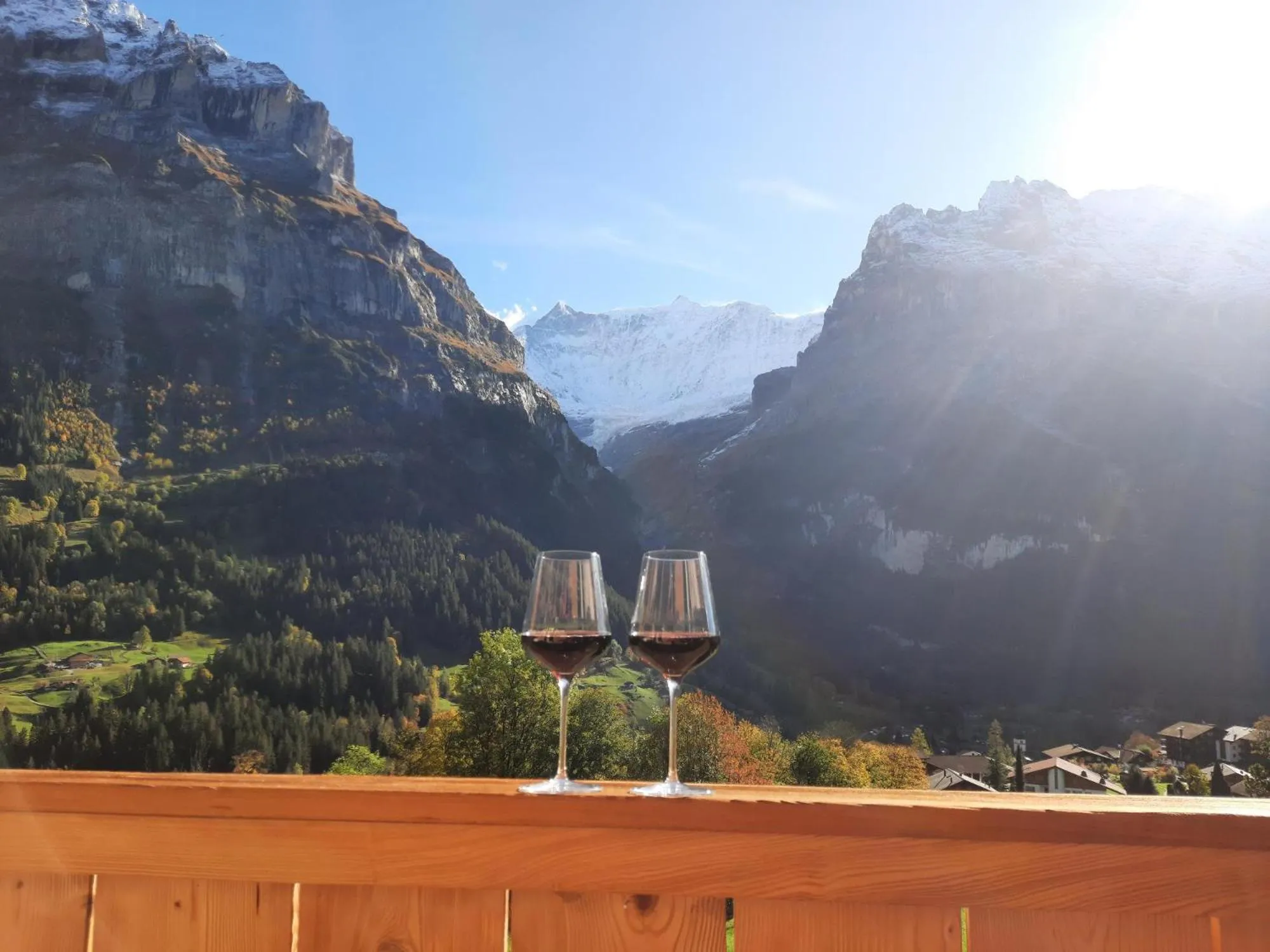 Mountain view in Boutique Hotel Panorama Grindelwald