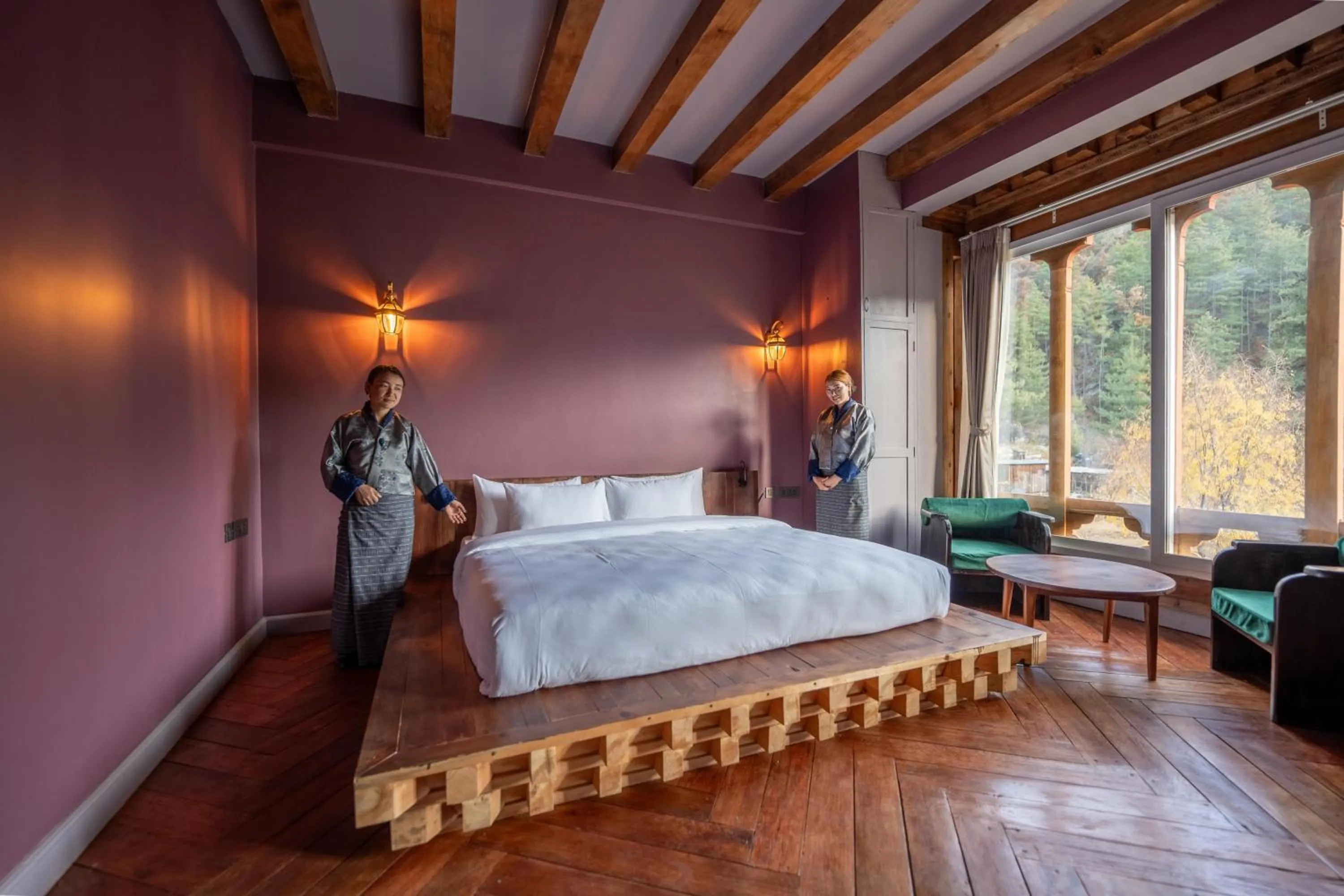 Bed in Taktsangri-La