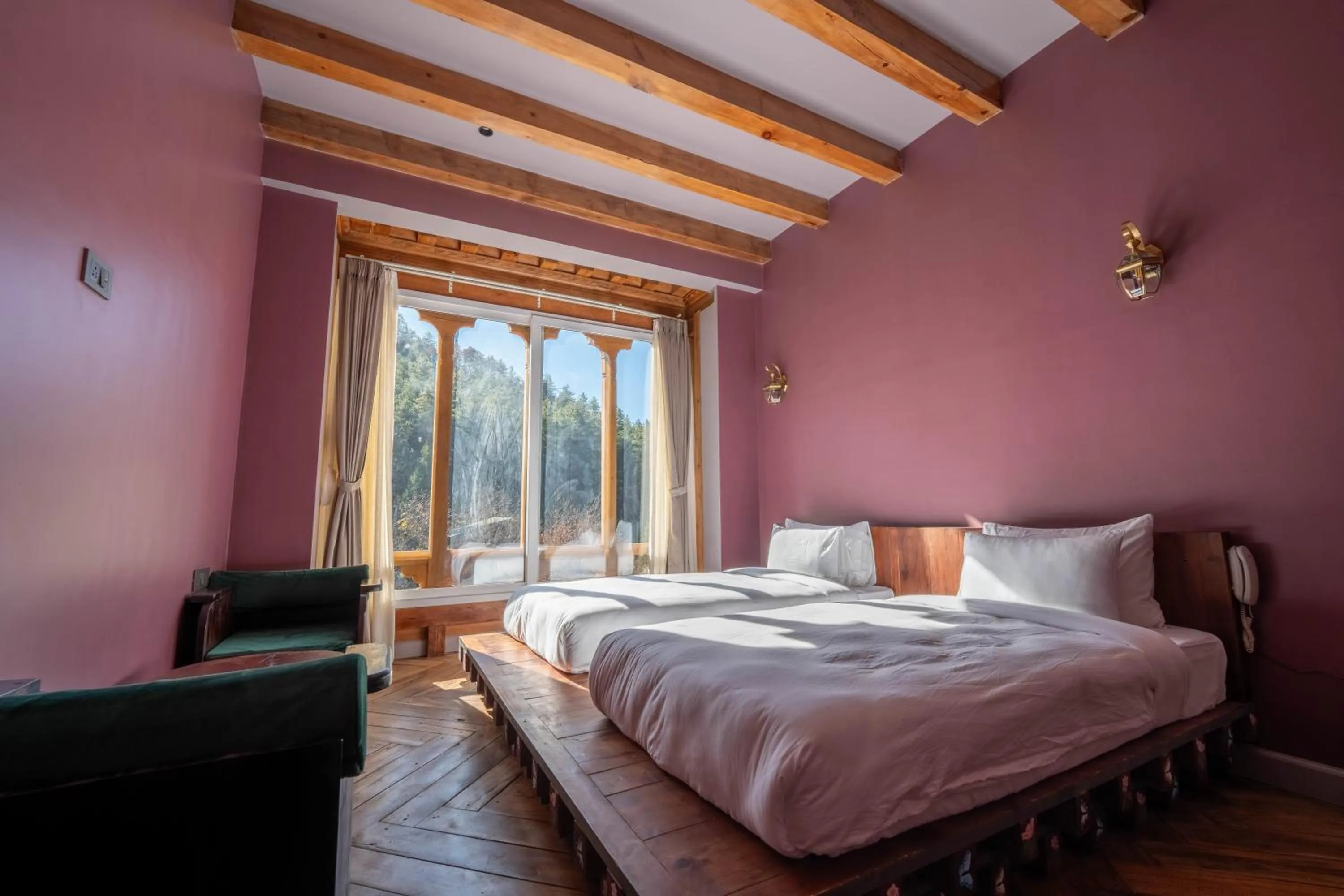 Bed in Taktsangri-La