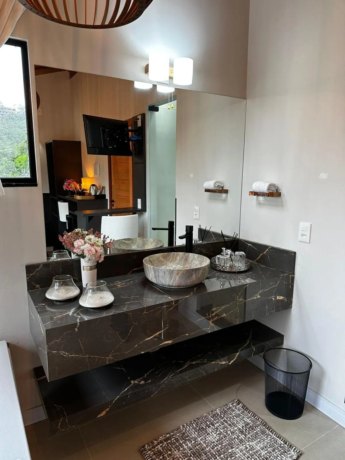 Bathroom in Bombinhas Guest House