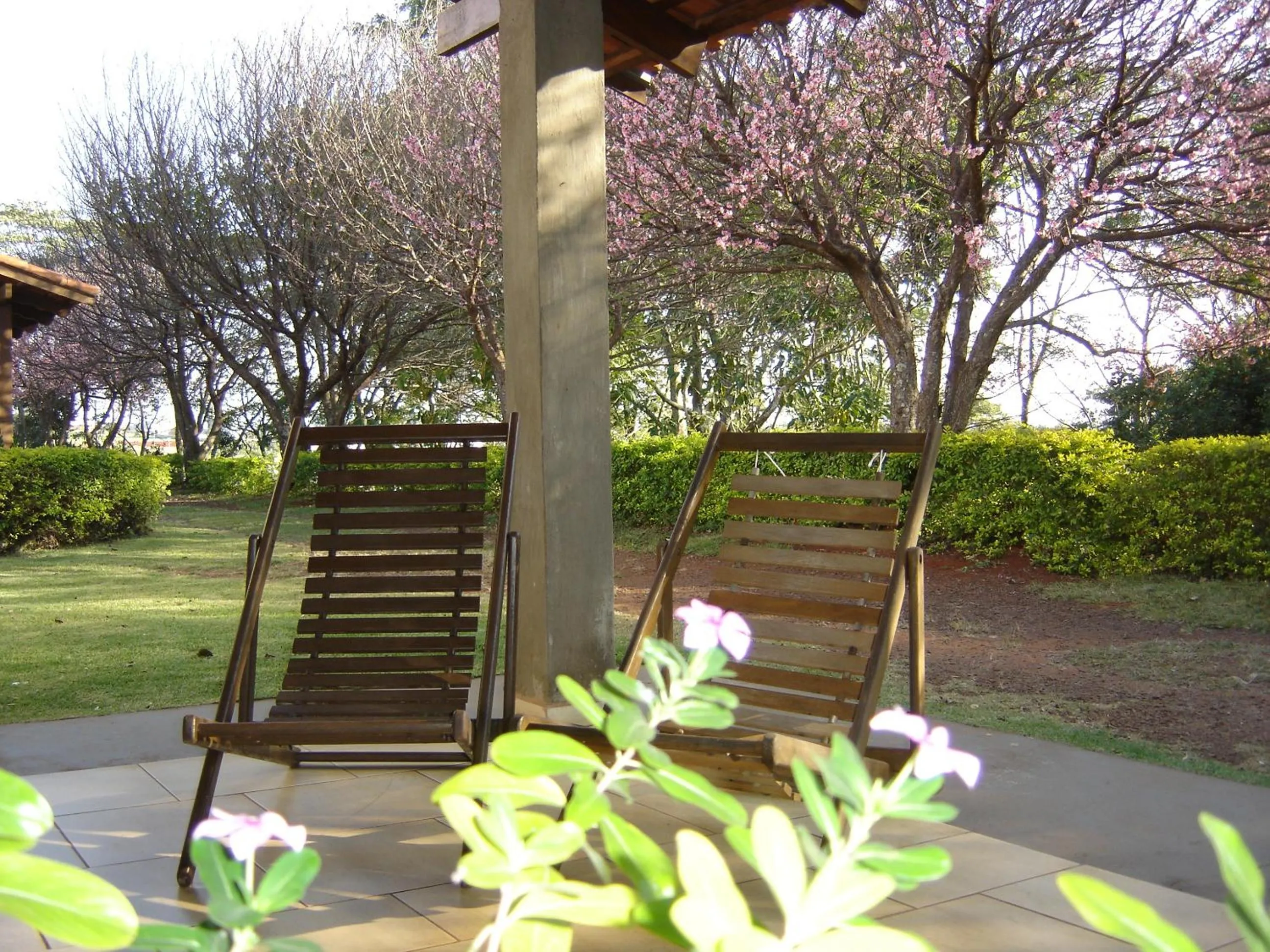 Patio in Hotel Lago das Pedras