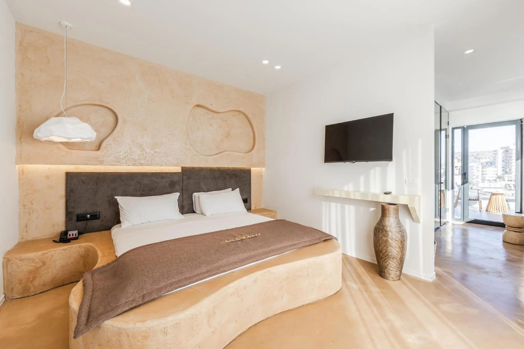 Bedroom, Bed in San Angelo Luxury Resort & Spa - Adults Only