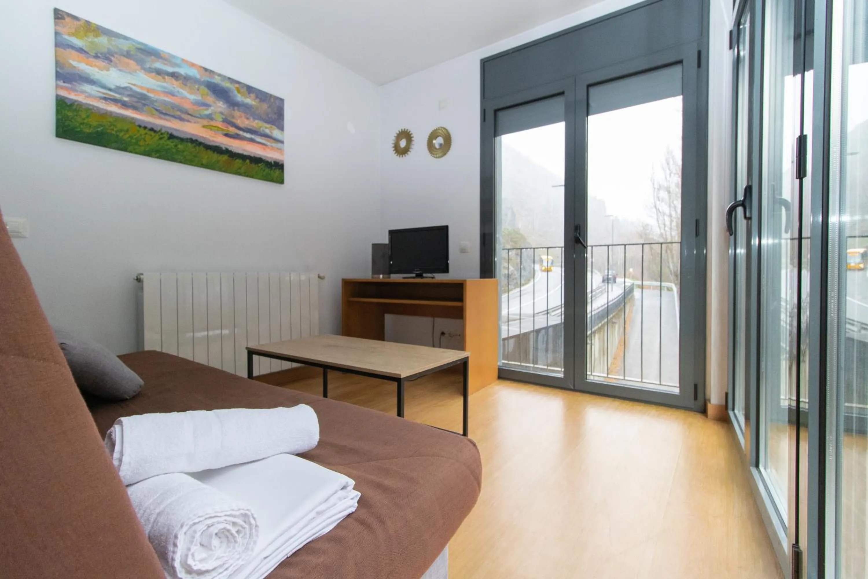 TV and multimedia, Bed in Apartamentos Canillo 3000