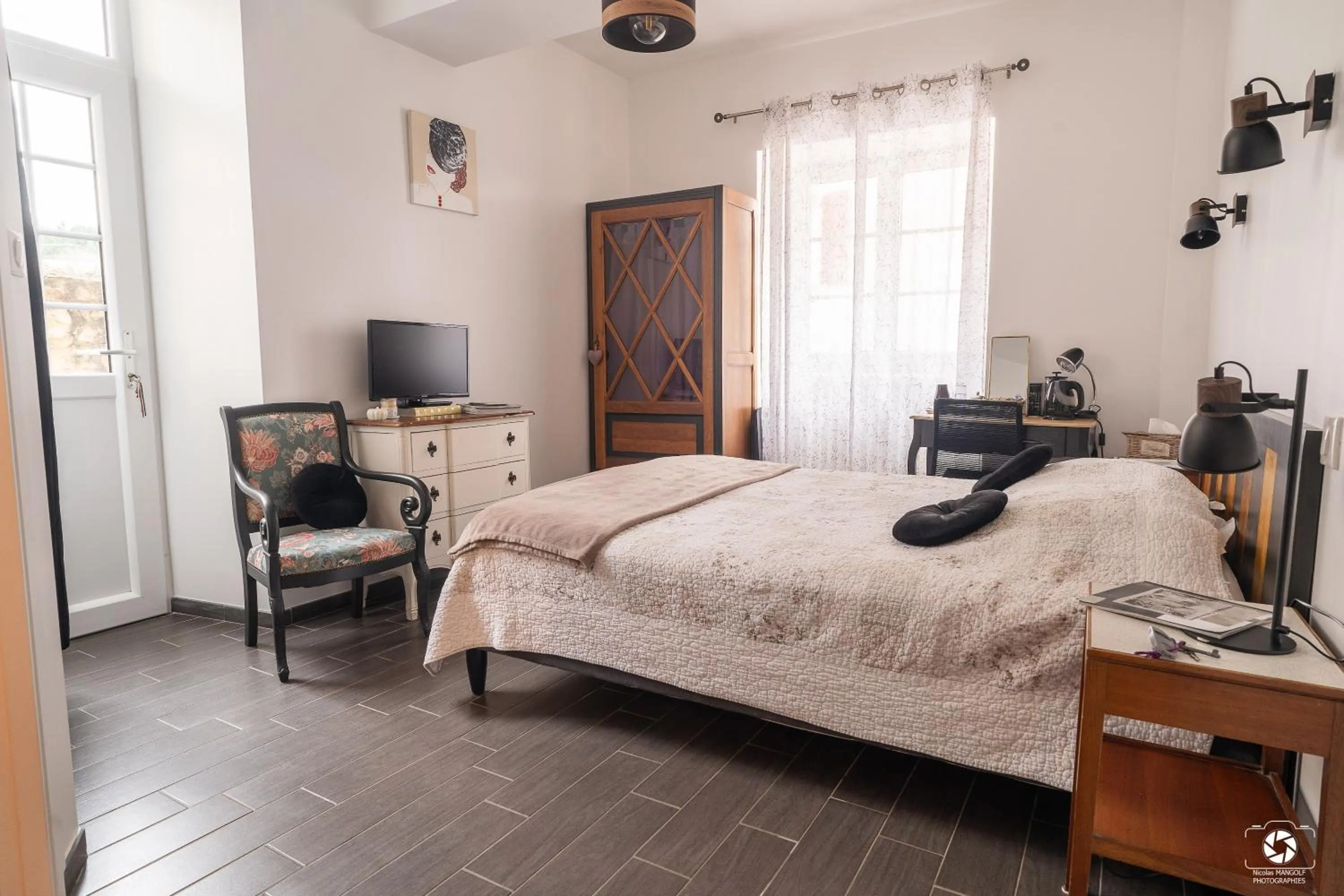 Bedroom, Bed in Château Besson