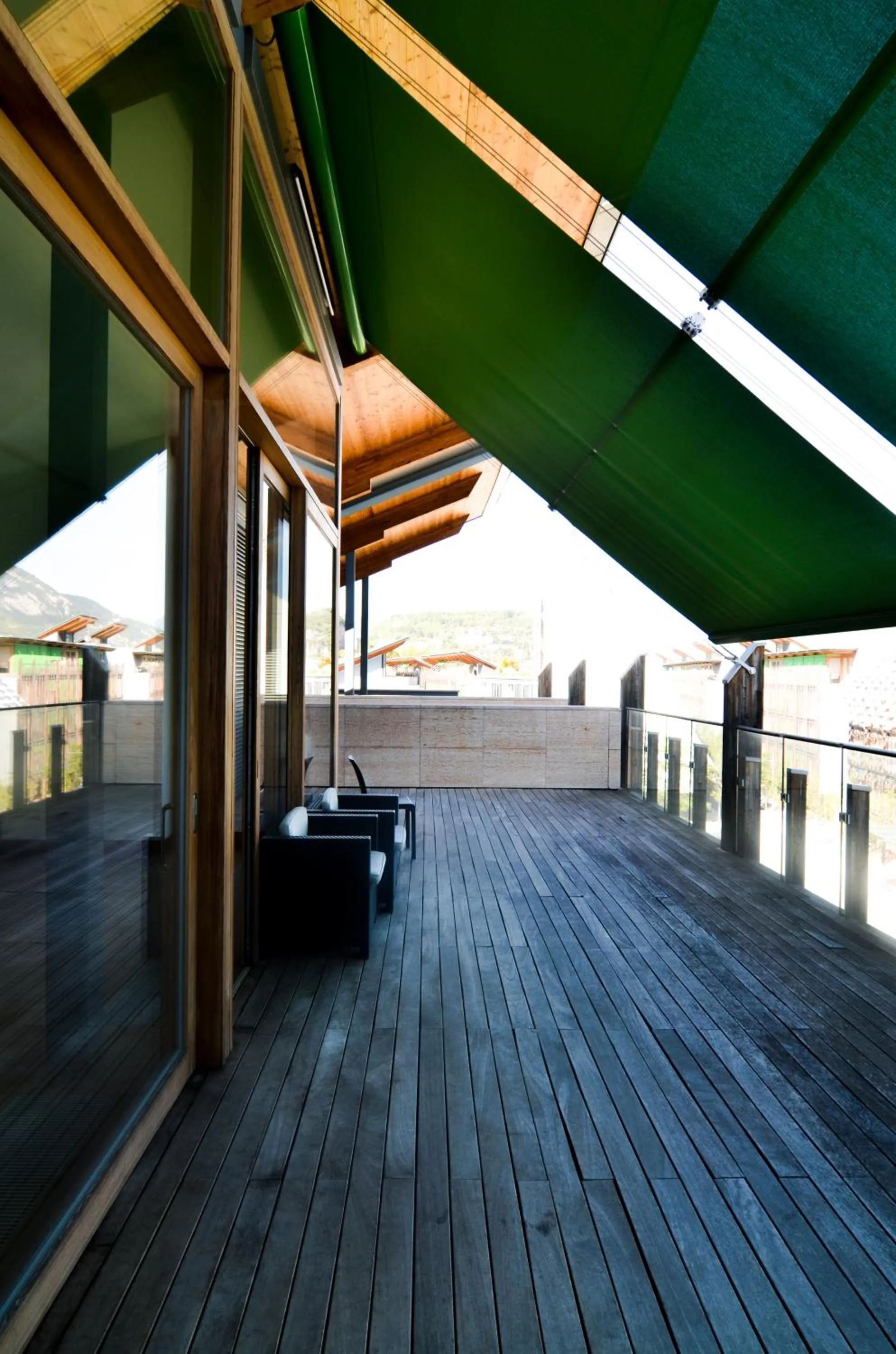 Patio in Komodo short stay apartments