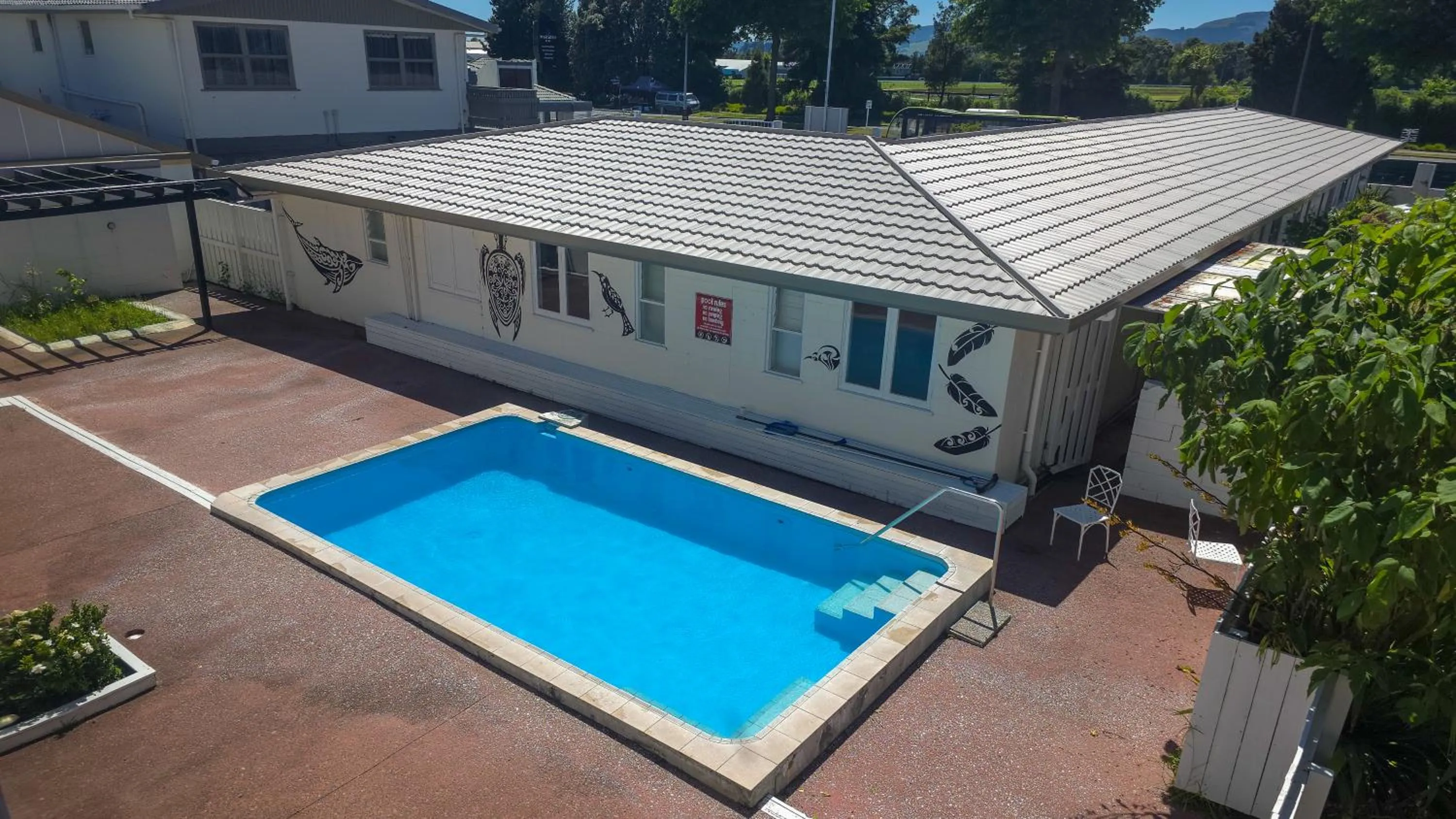 Swimming pool in Marsden Stay Rotorua
