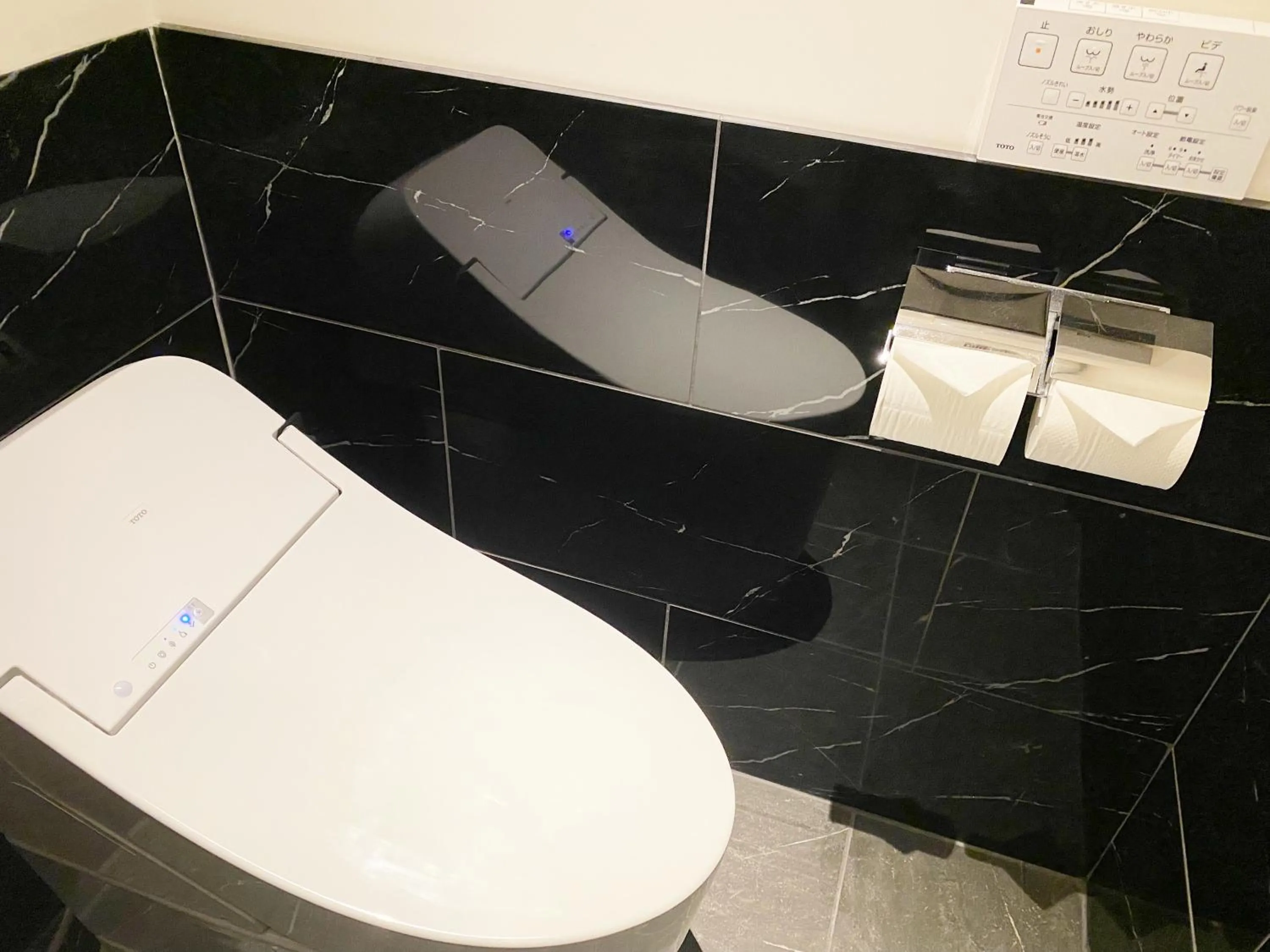 Toilet in Restaurant & Hotel Traumerei