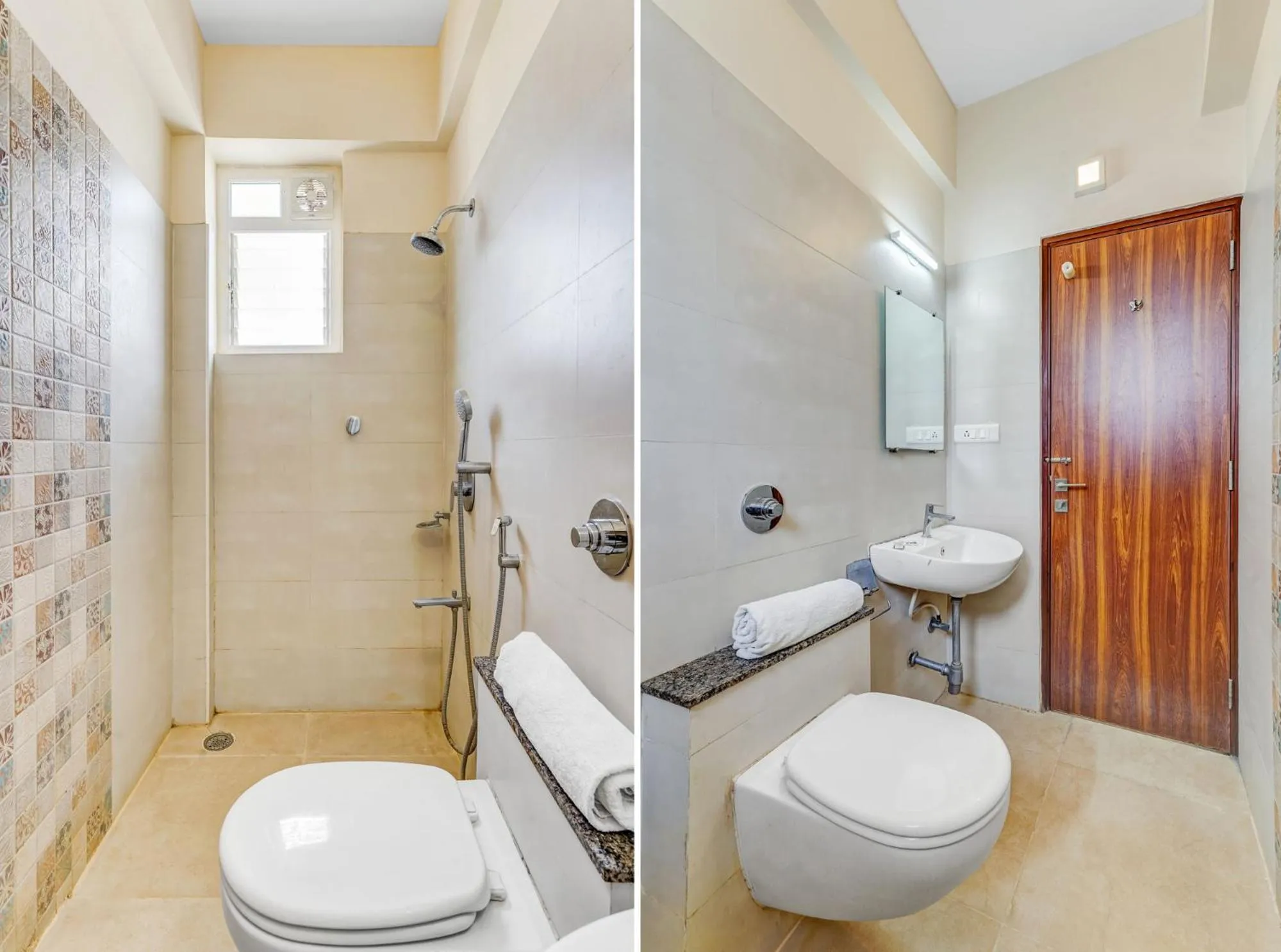 Shower in UPAR Hotels Nearby Bagmane Tech Park