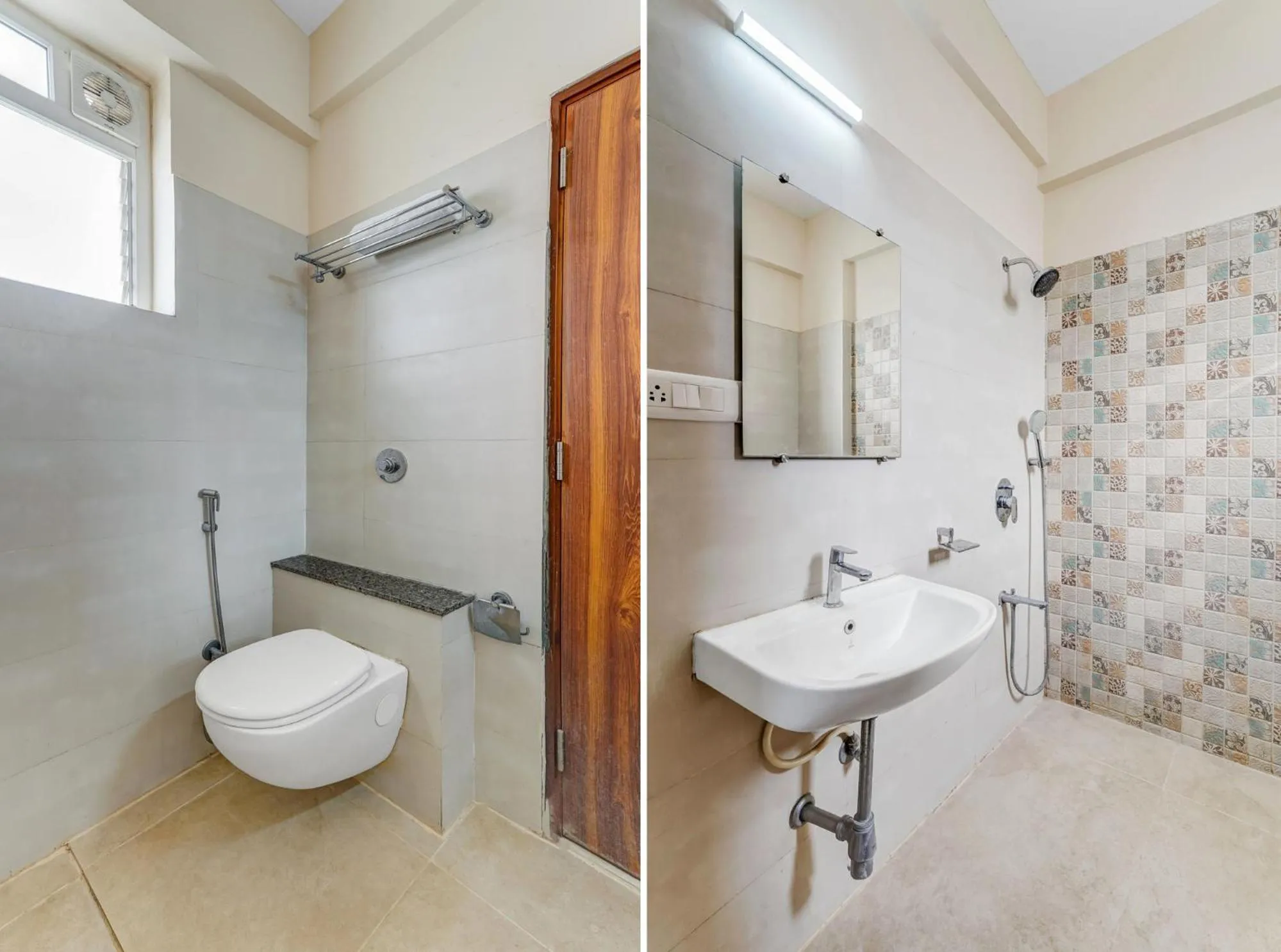 Shower in UPAR Hotels Nearby Bagmane Tech Park