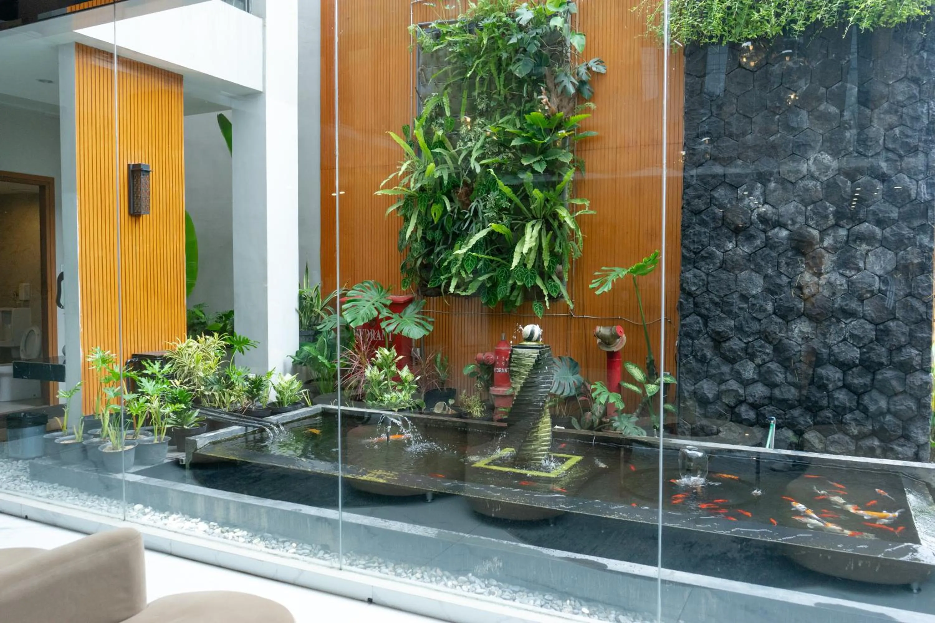 Garden view in Azana Style Hotel Tulungagung