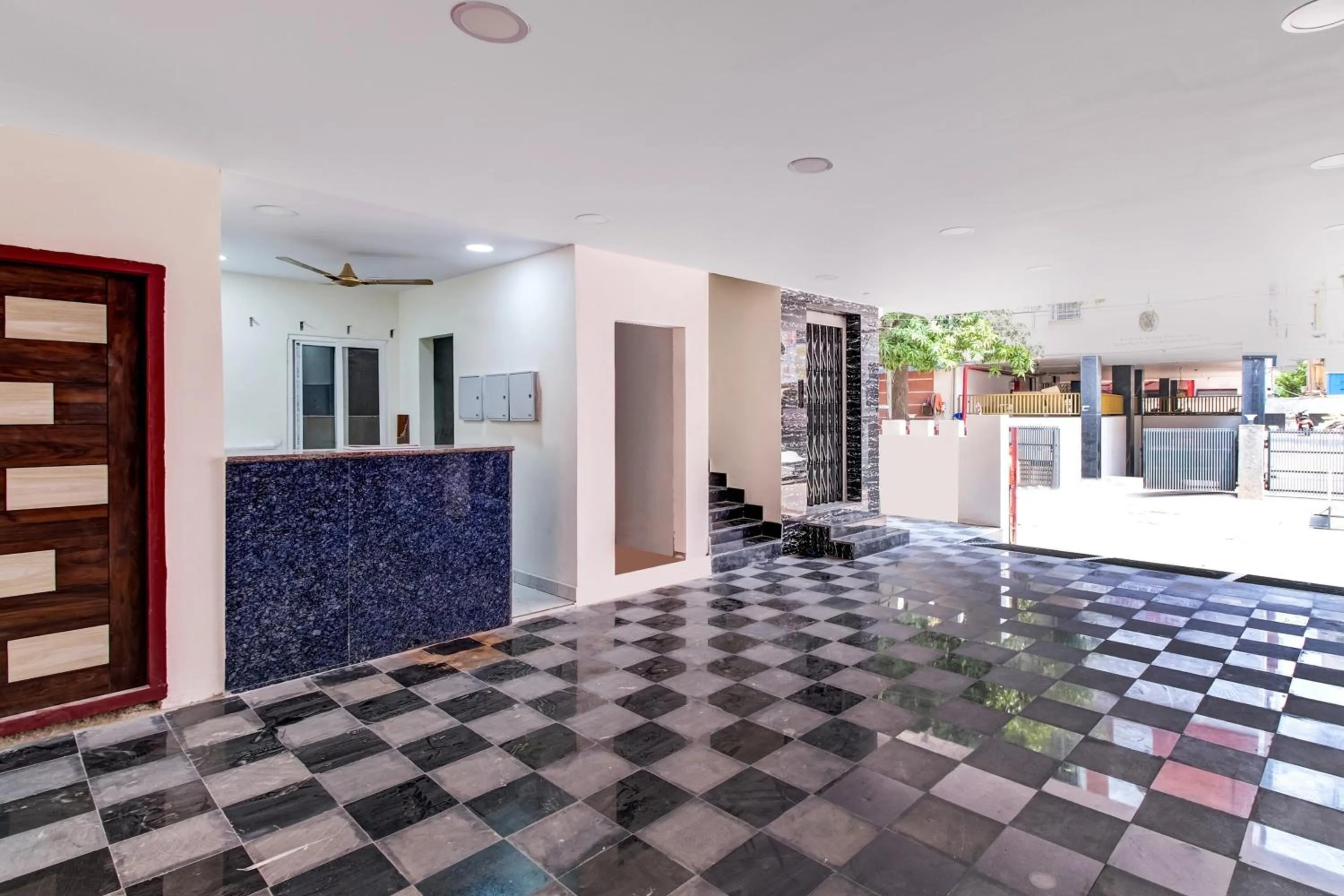 On site in Hotel O Leela Elite