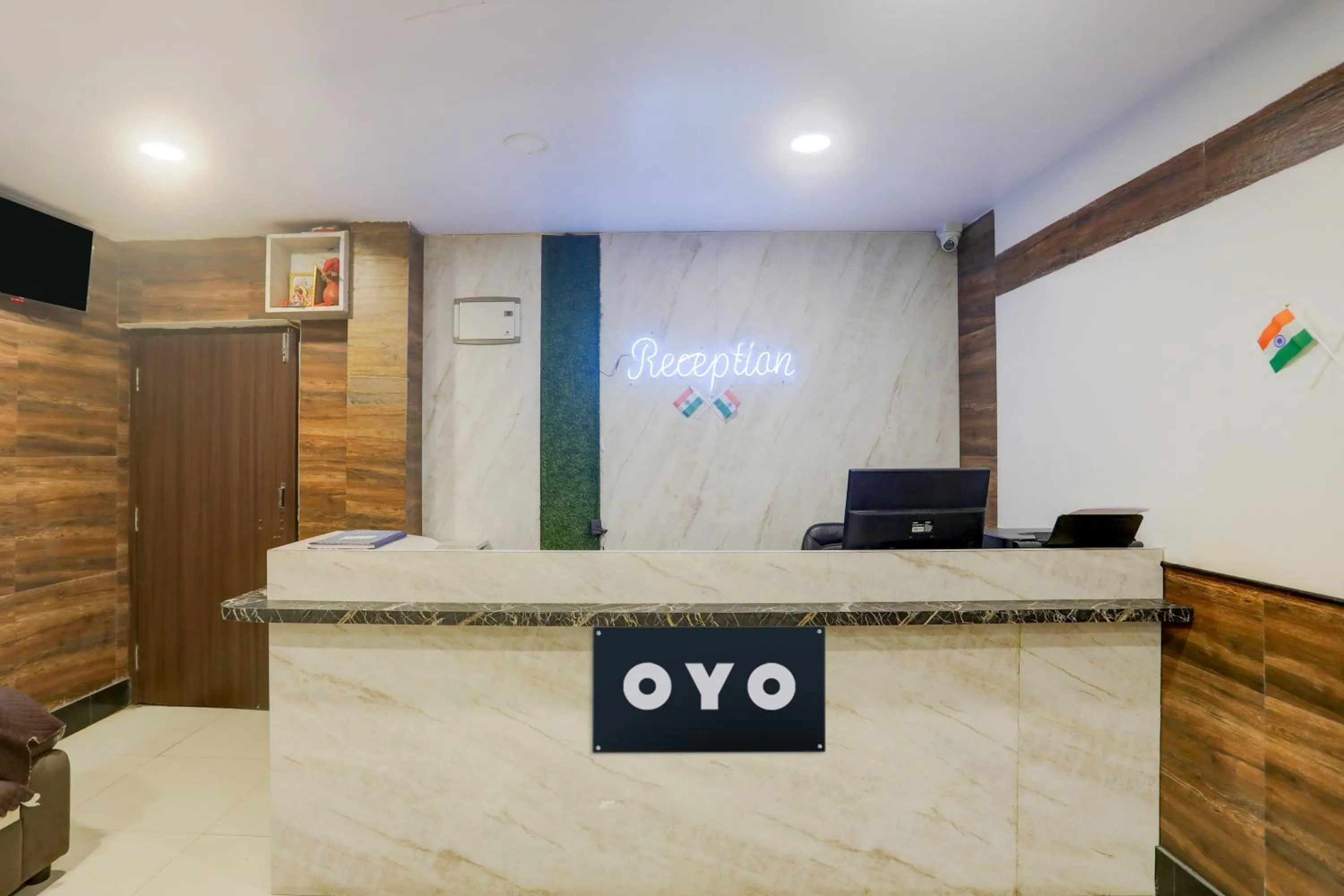 Lobby or reception in Hotel O Shyama Palace