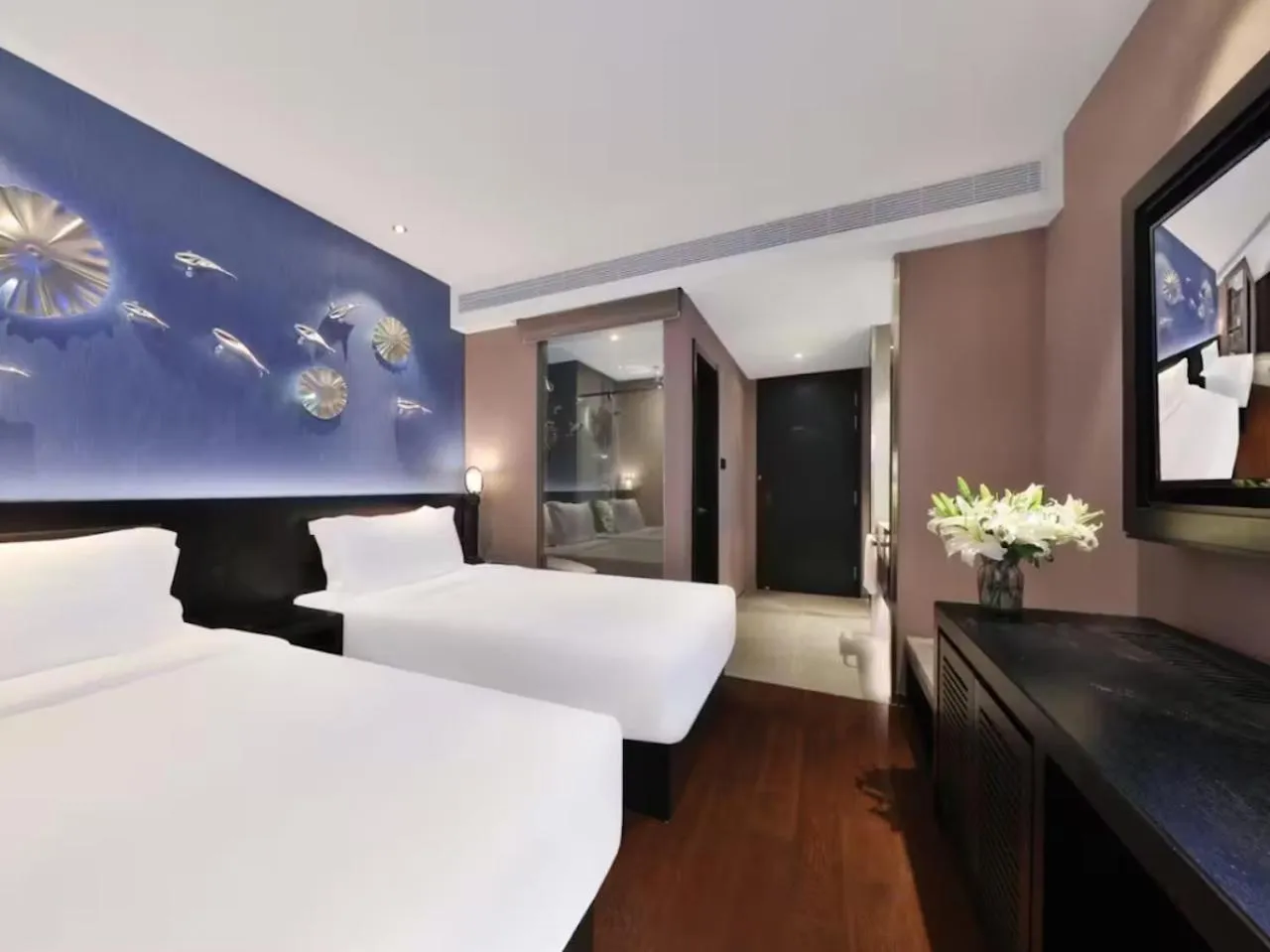 Bedroom, Bed in Crystal Orange Hotel - Shanghai The Bund Jinling East Road