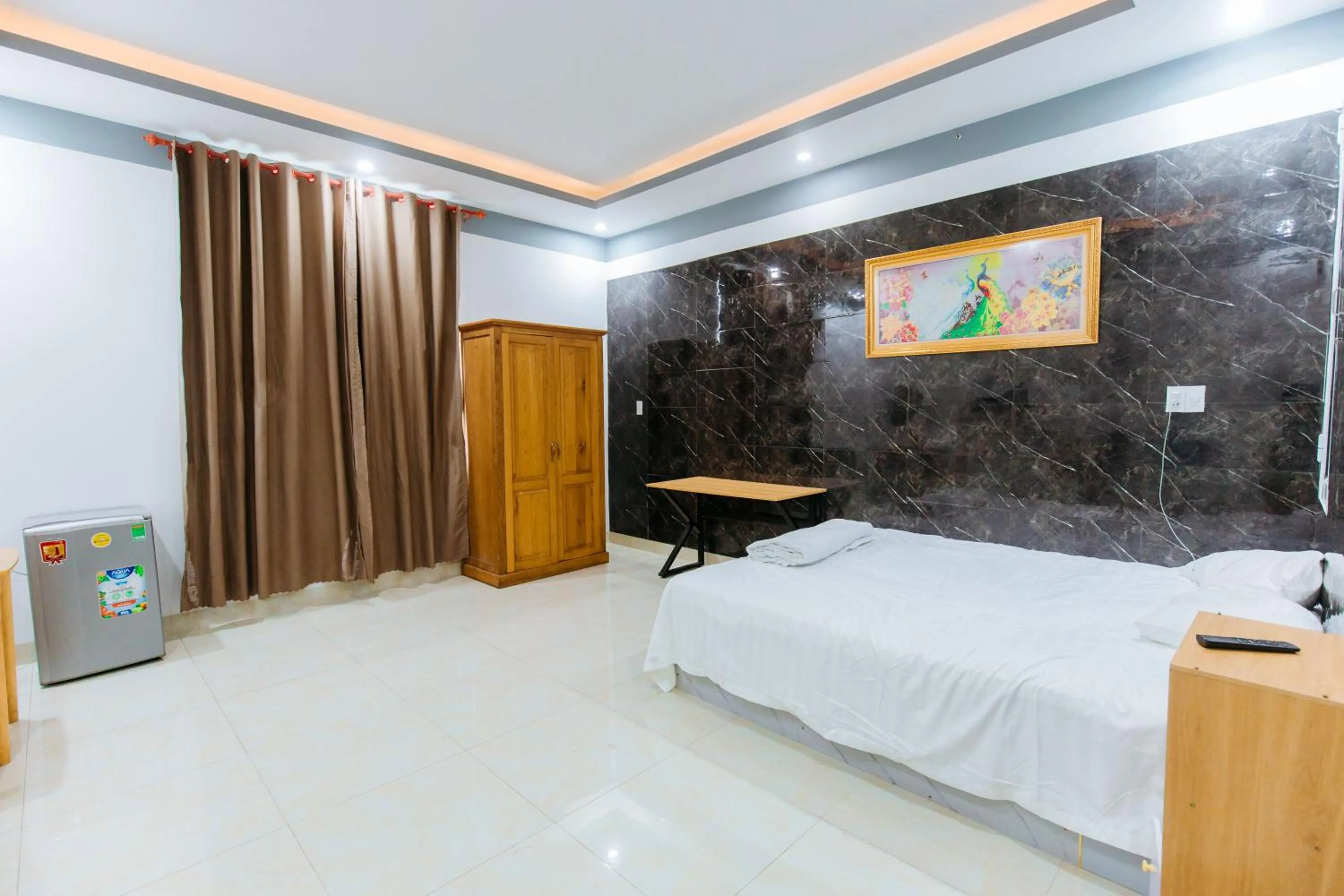 Bed in Hotel Trâm Anh