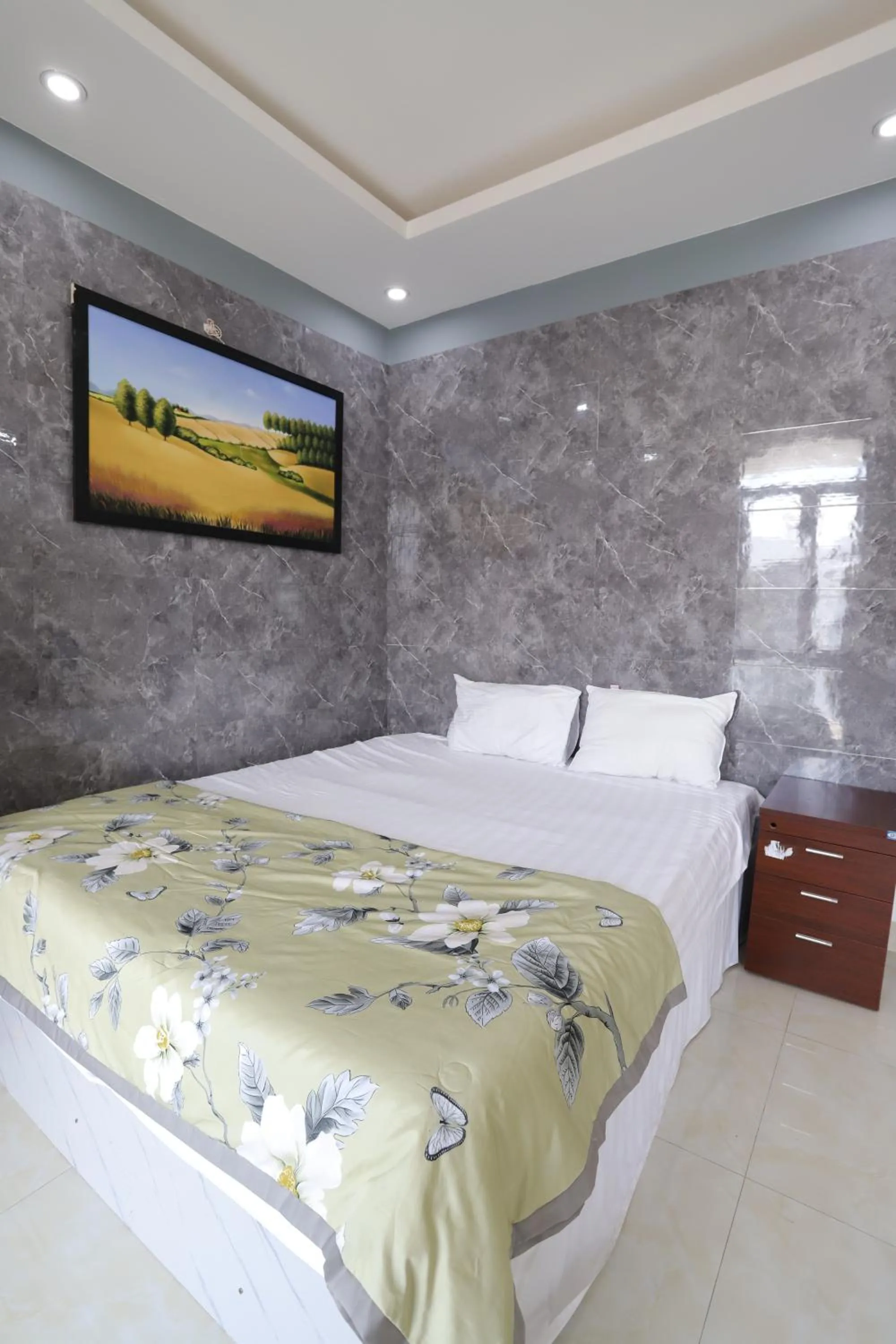 Bed in Hotel Trâm Anh