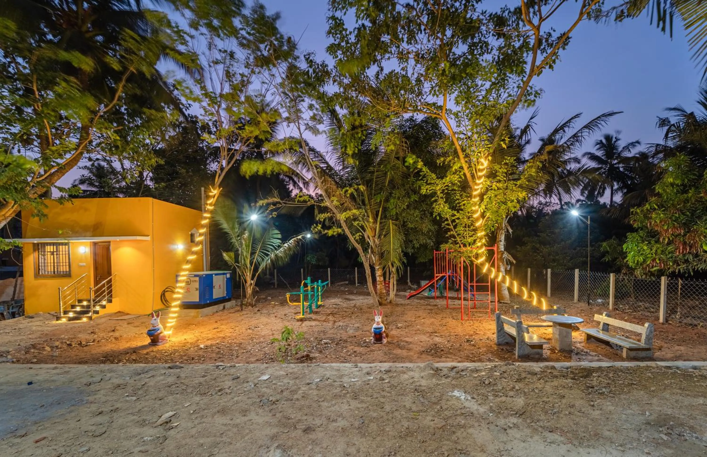 Garden in Teak Leaf Gateway Villa with Swimming Pool Indoor Games