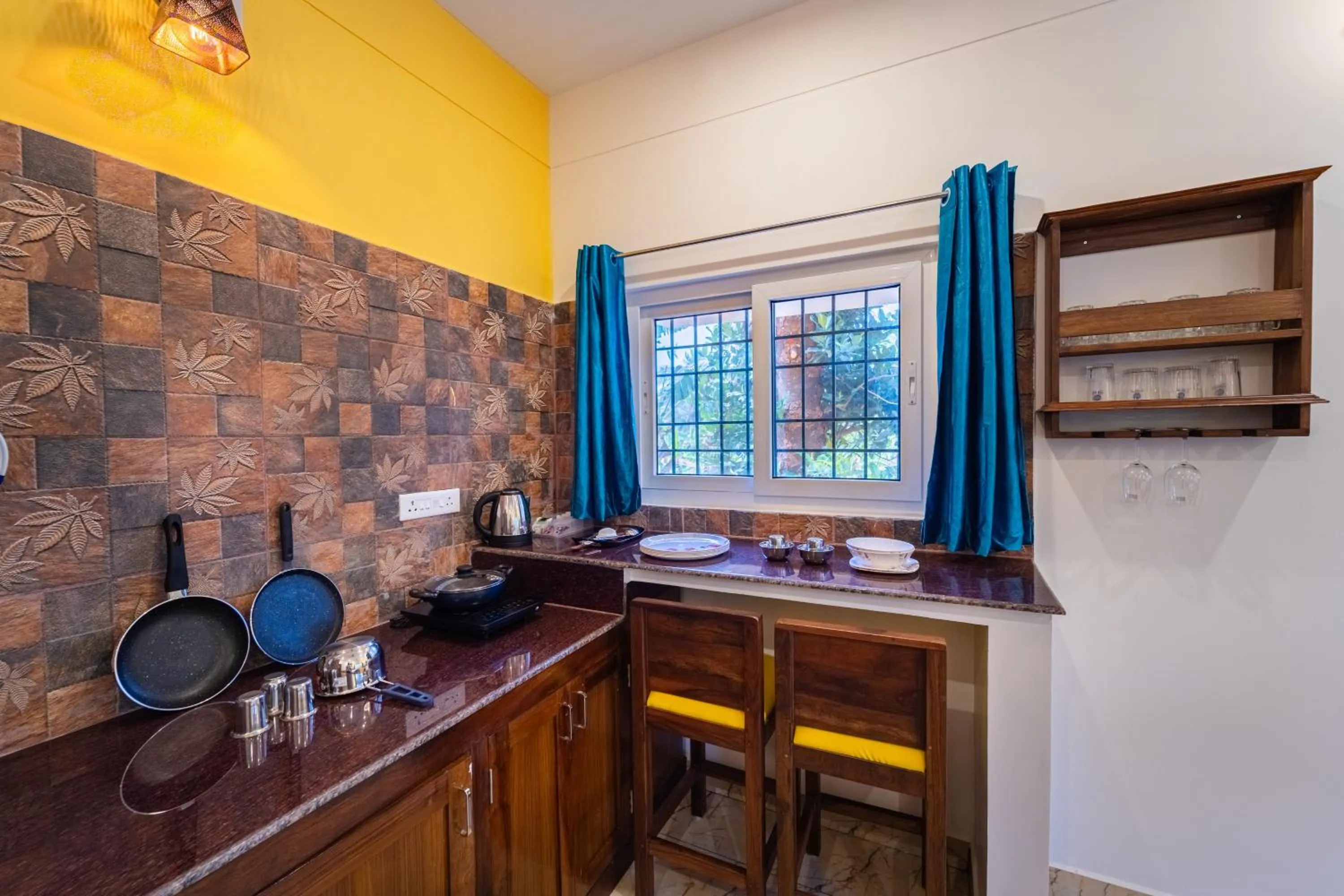 Kitchen or kitchenette in Teak Leaf Gateway Villa with Swimming Pool Indoor Games