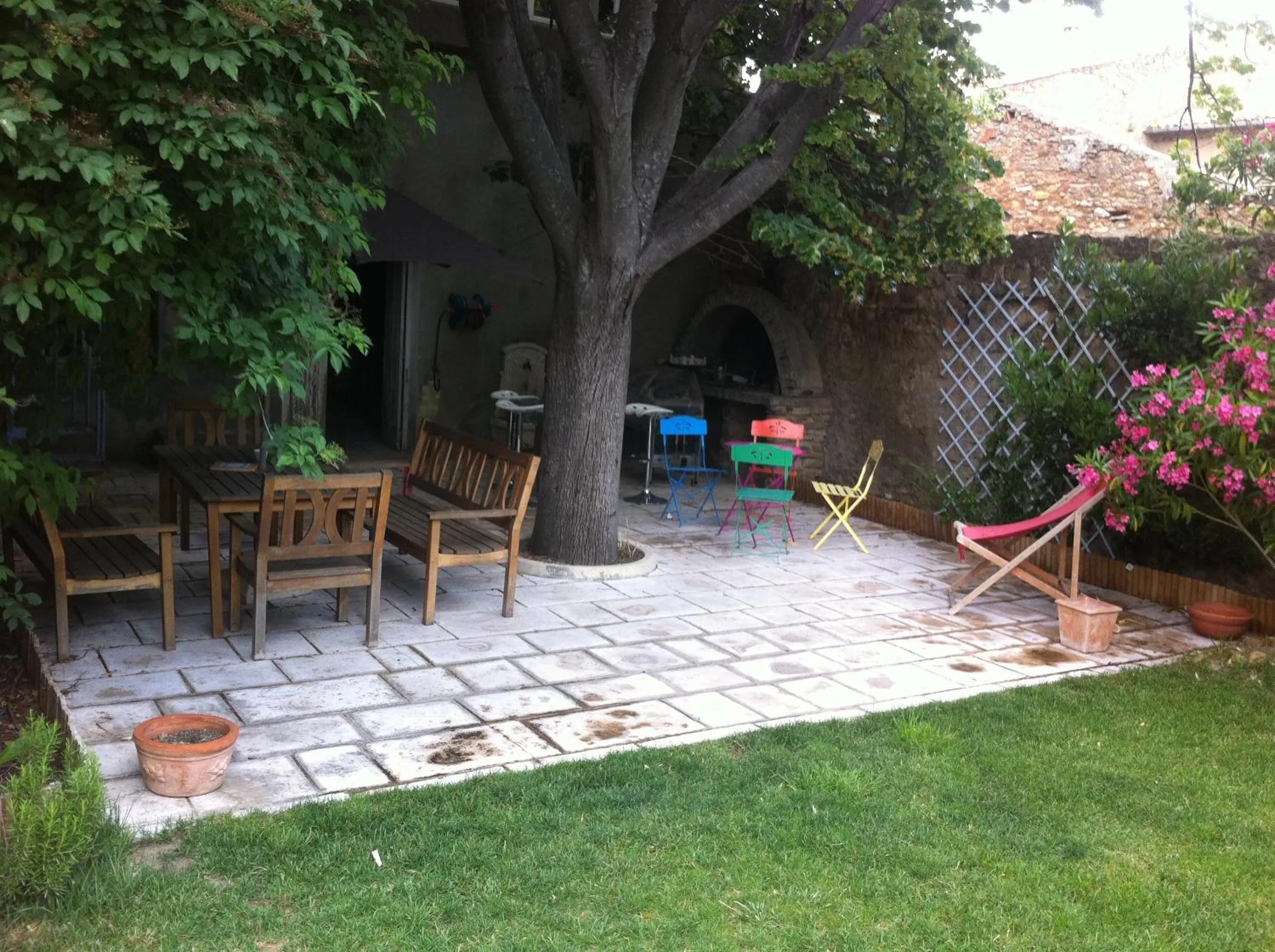 Patio in La Cathare