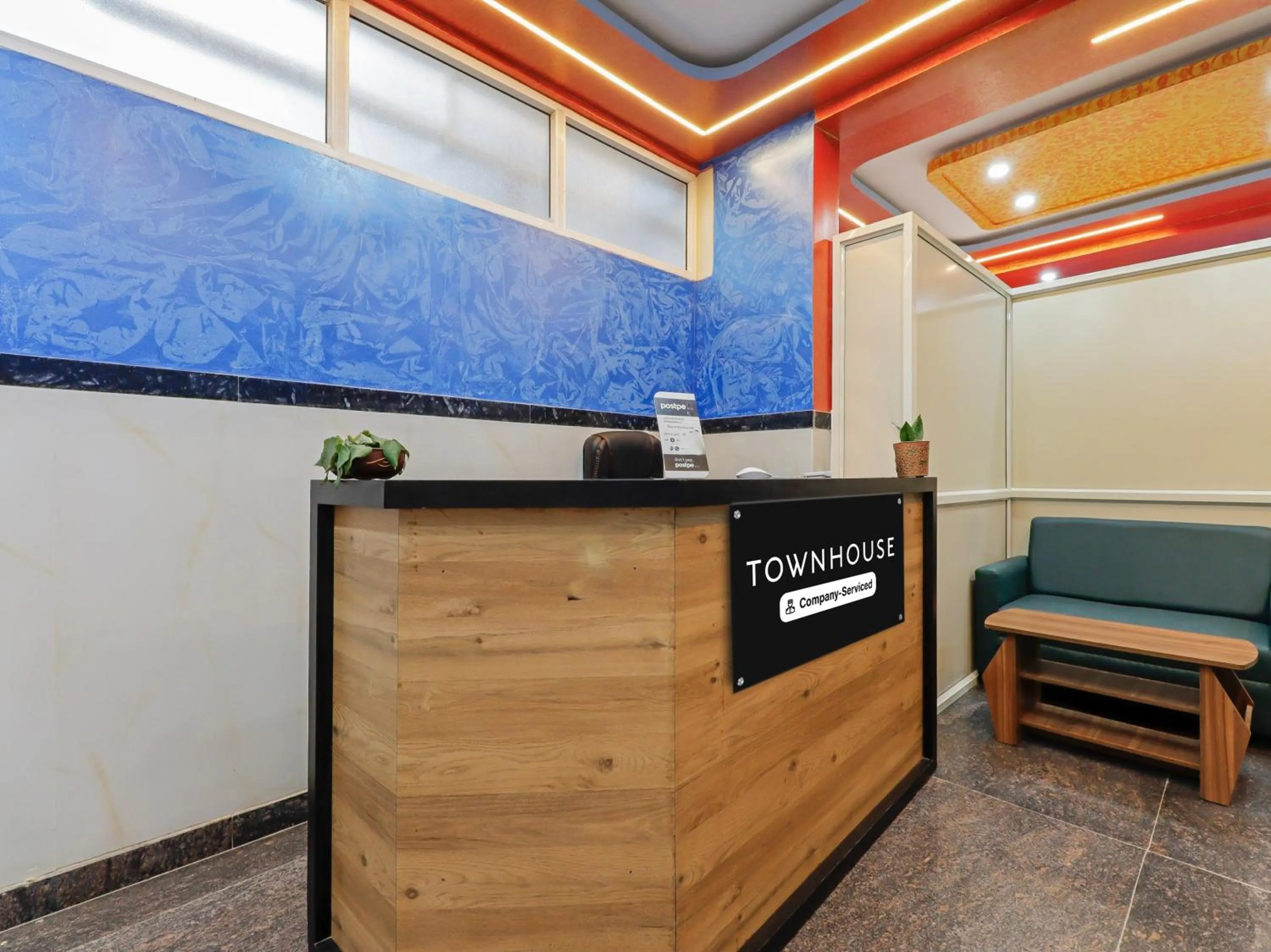 Lobby or reception in Super Townhouse Bellandur Near Embassy Tech Village