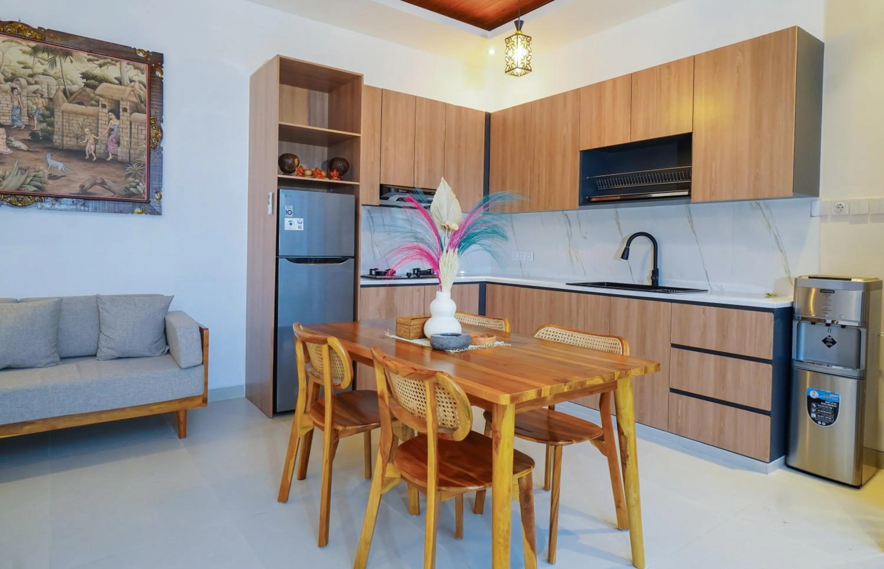 kitchen in Vasista Villa Ubud