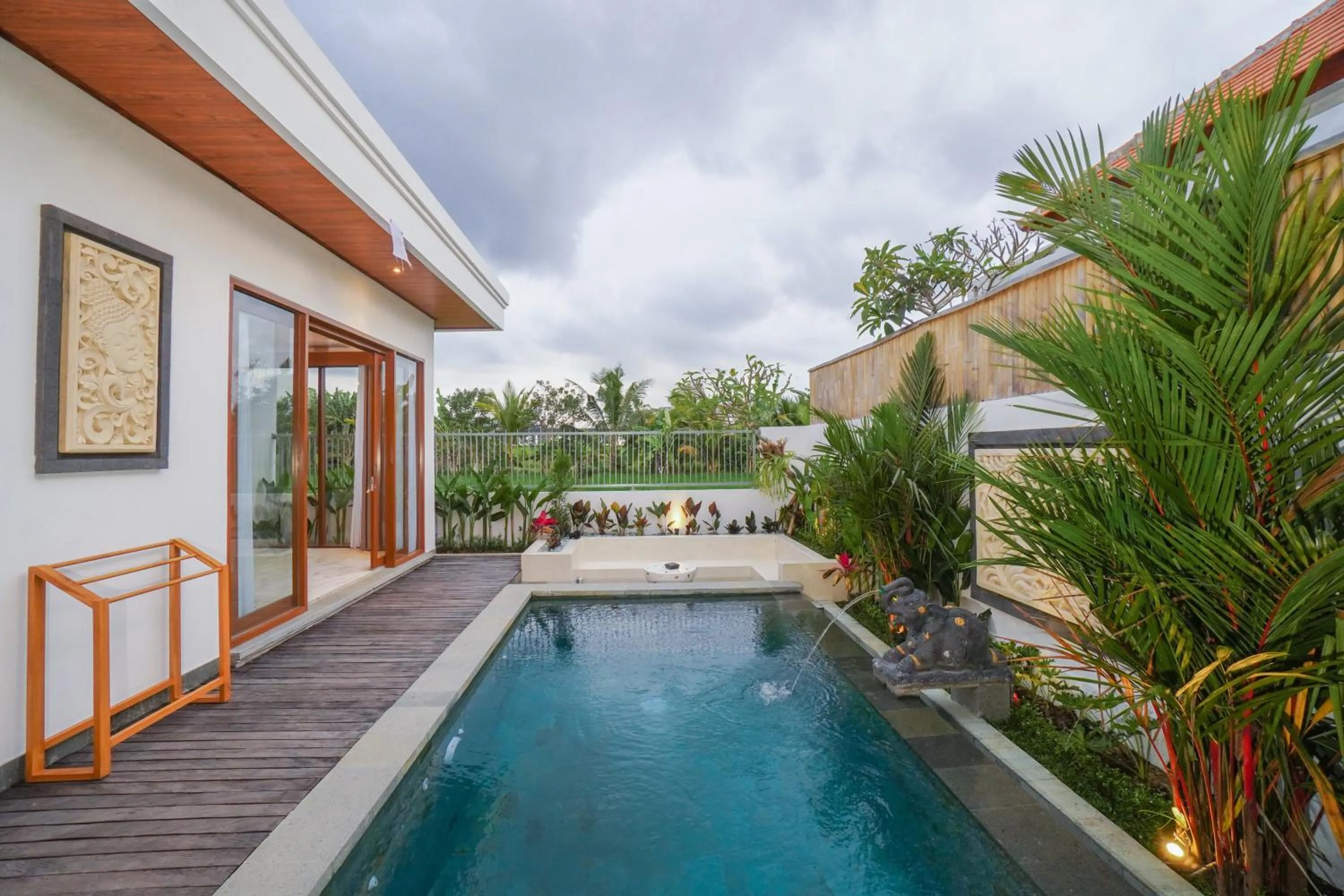Swimming pool in Vasista Villa Ubud