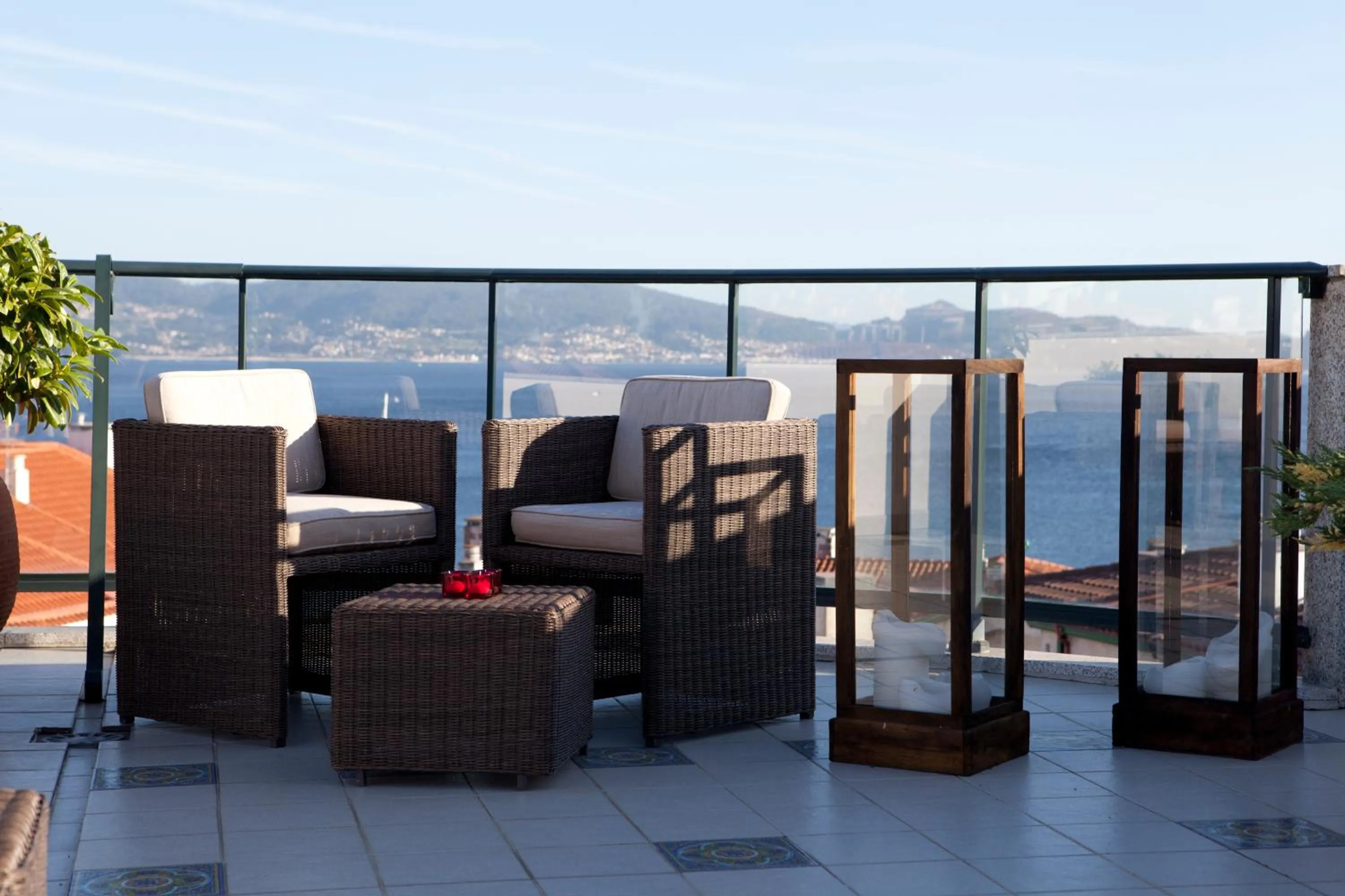 Balcony/Terrace in Hotel Carlos I Silgar