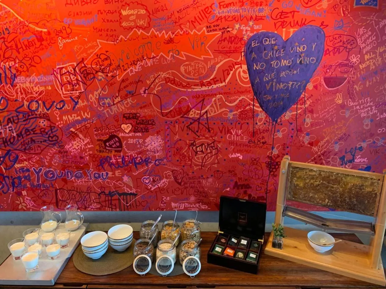 Breakfast in Vik Chile