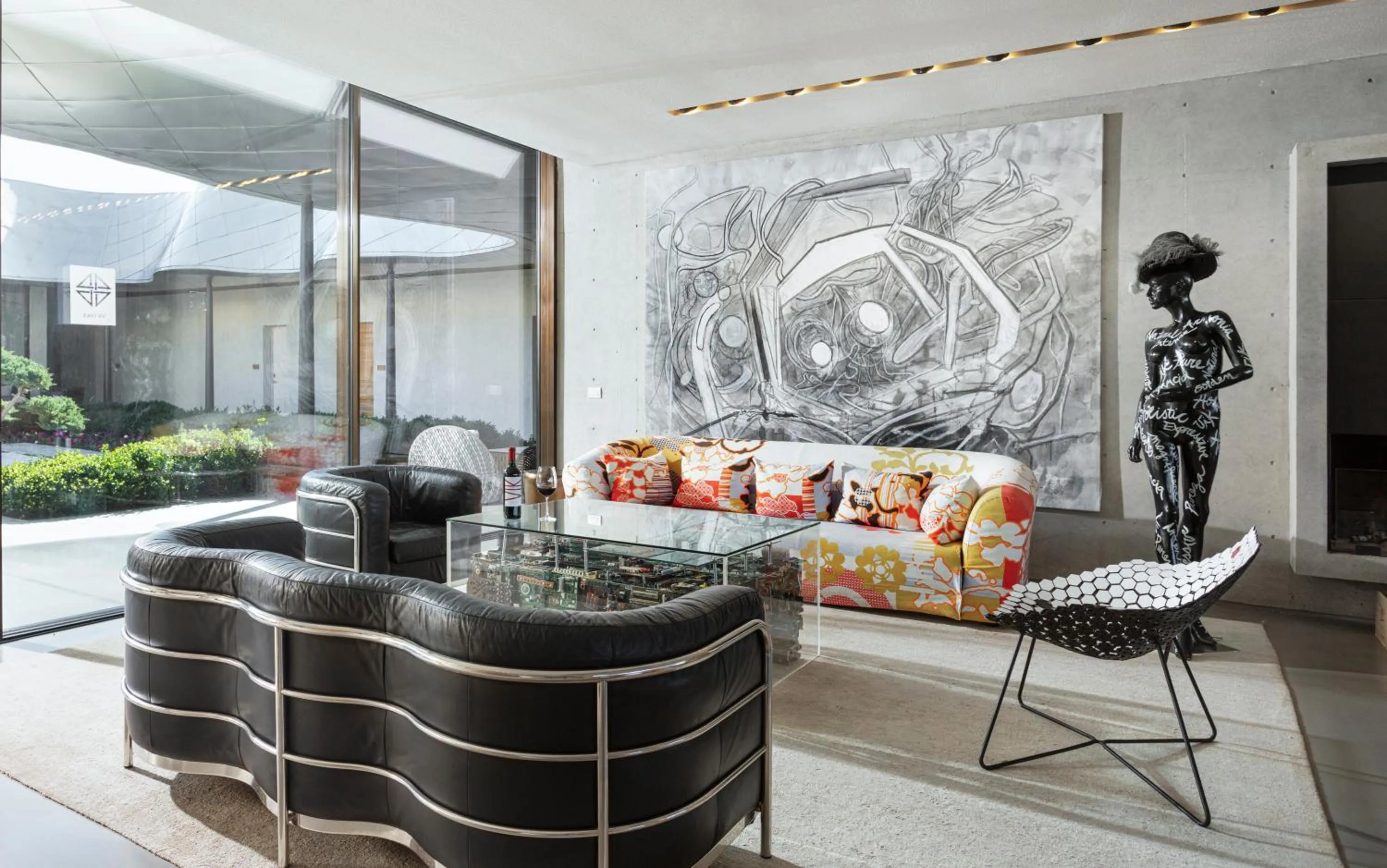 Living room in Vik Chile