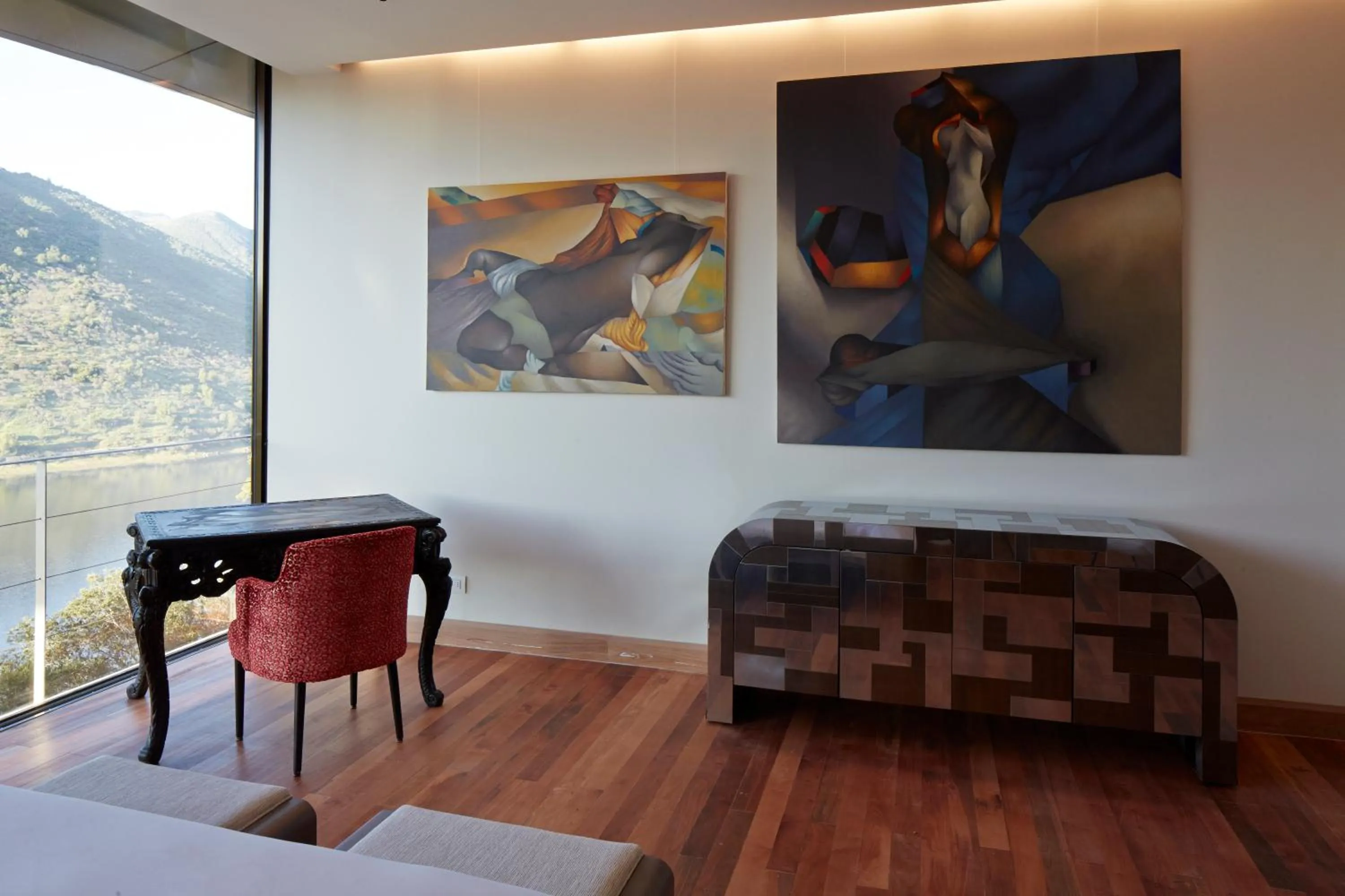 Seating area in Vik Chile